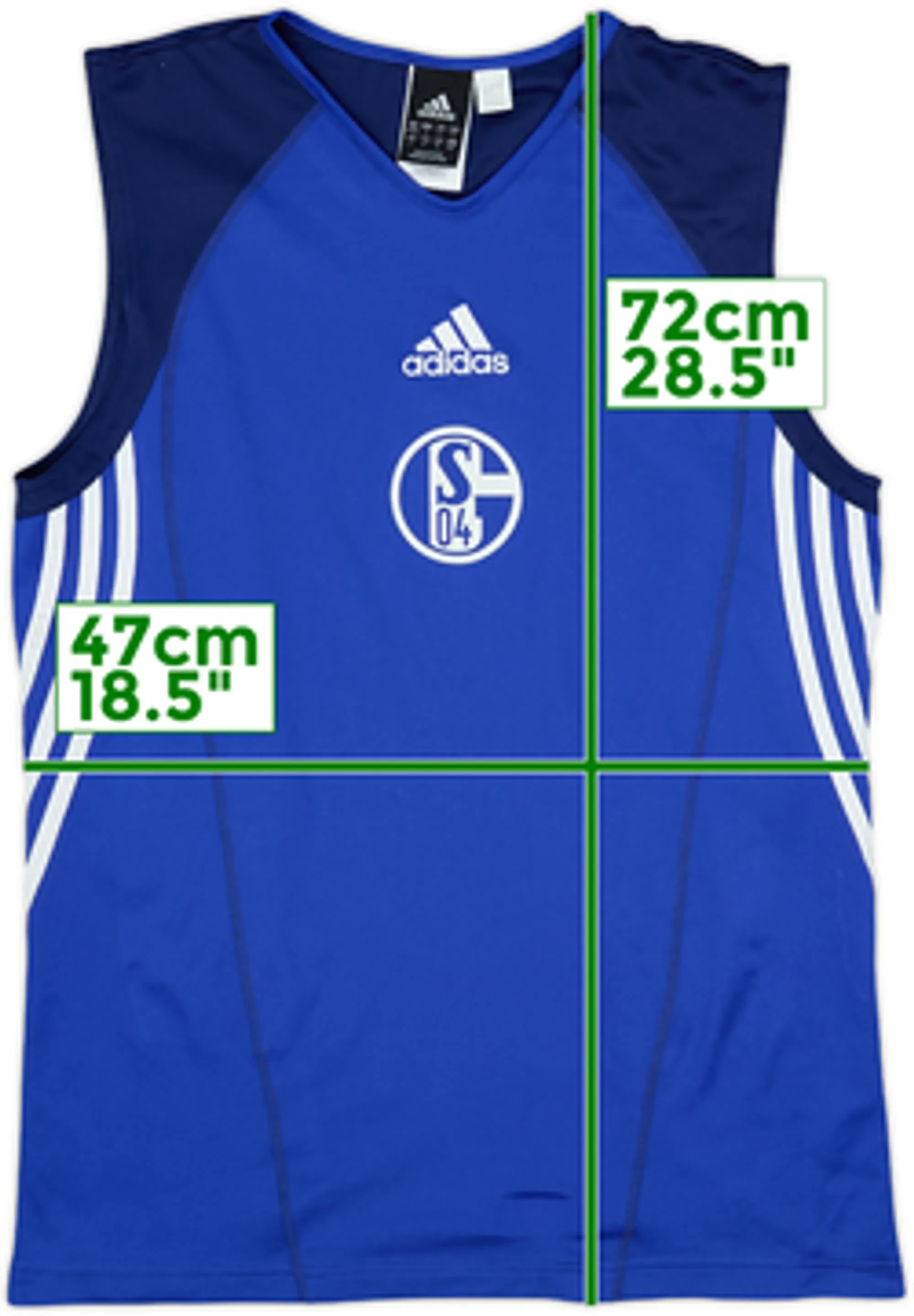 2005-06 Schalke adidas Training Vest - 6/10 - (M)