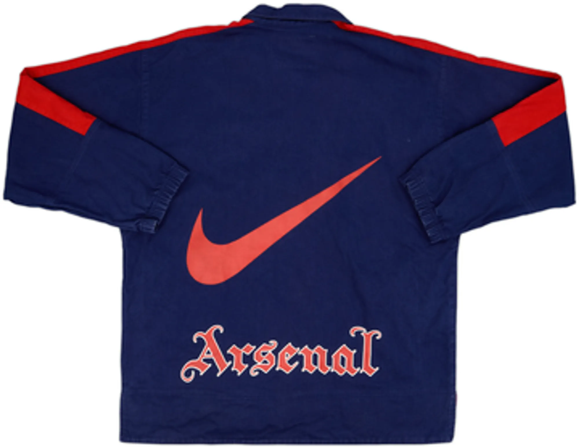 1995-96 Arsenal Nike Denim Drill Top - 8/10 - (XL)
