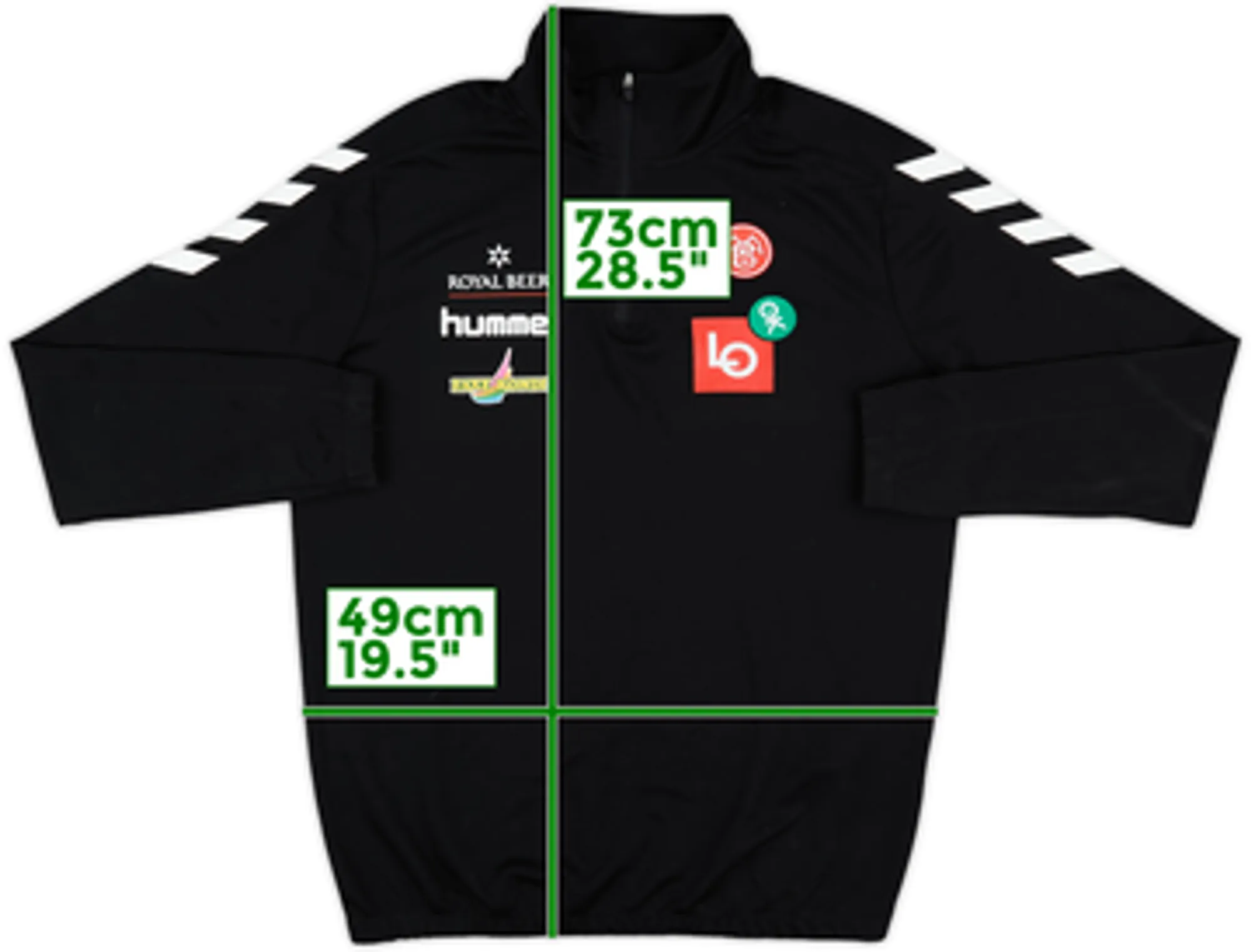2018-19 Aalborg Hummel 1/4 Zip Drill Top - 7/10 - (S)