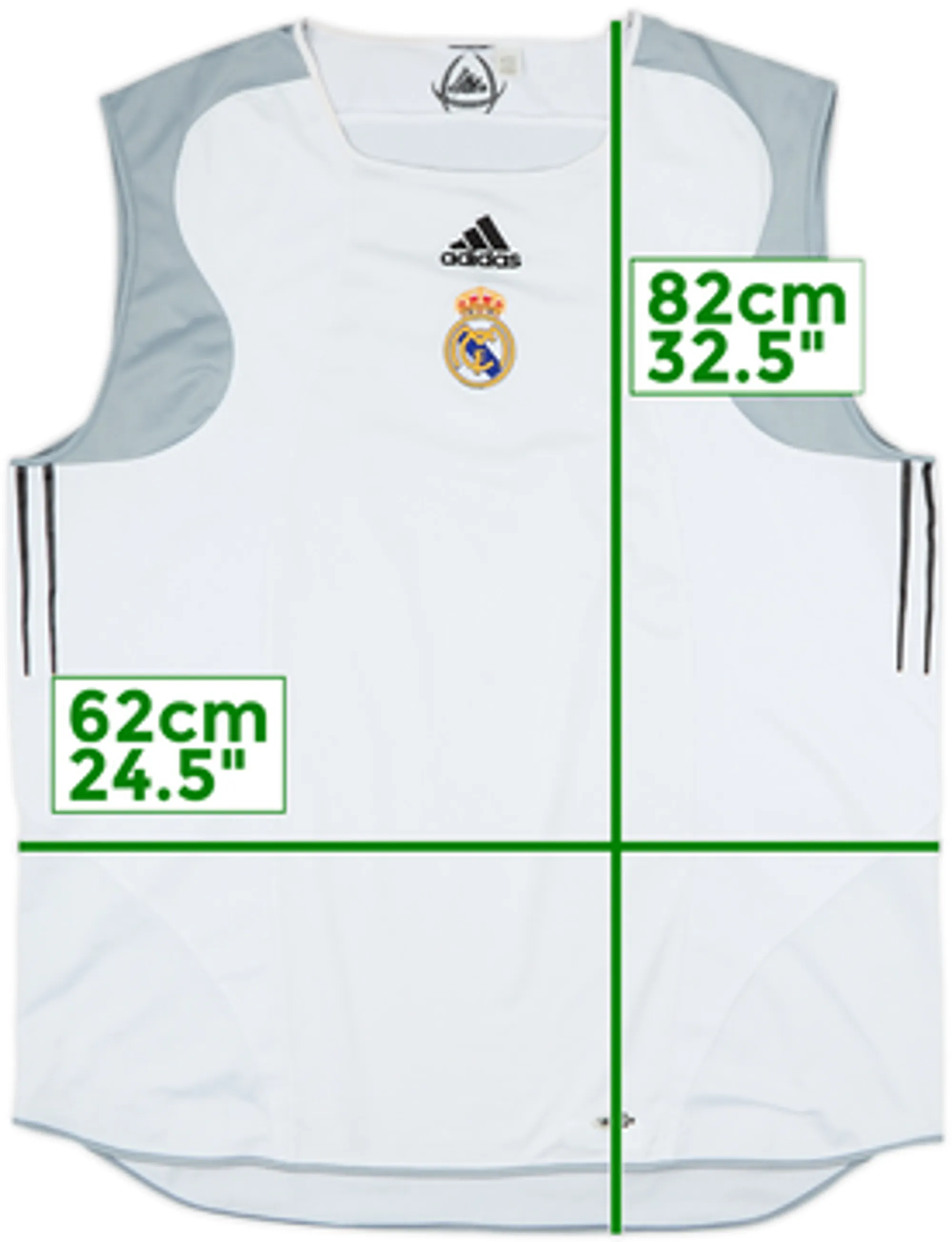 2004-05 Real Madrid adidas Training Vest - 8/10 - (M)