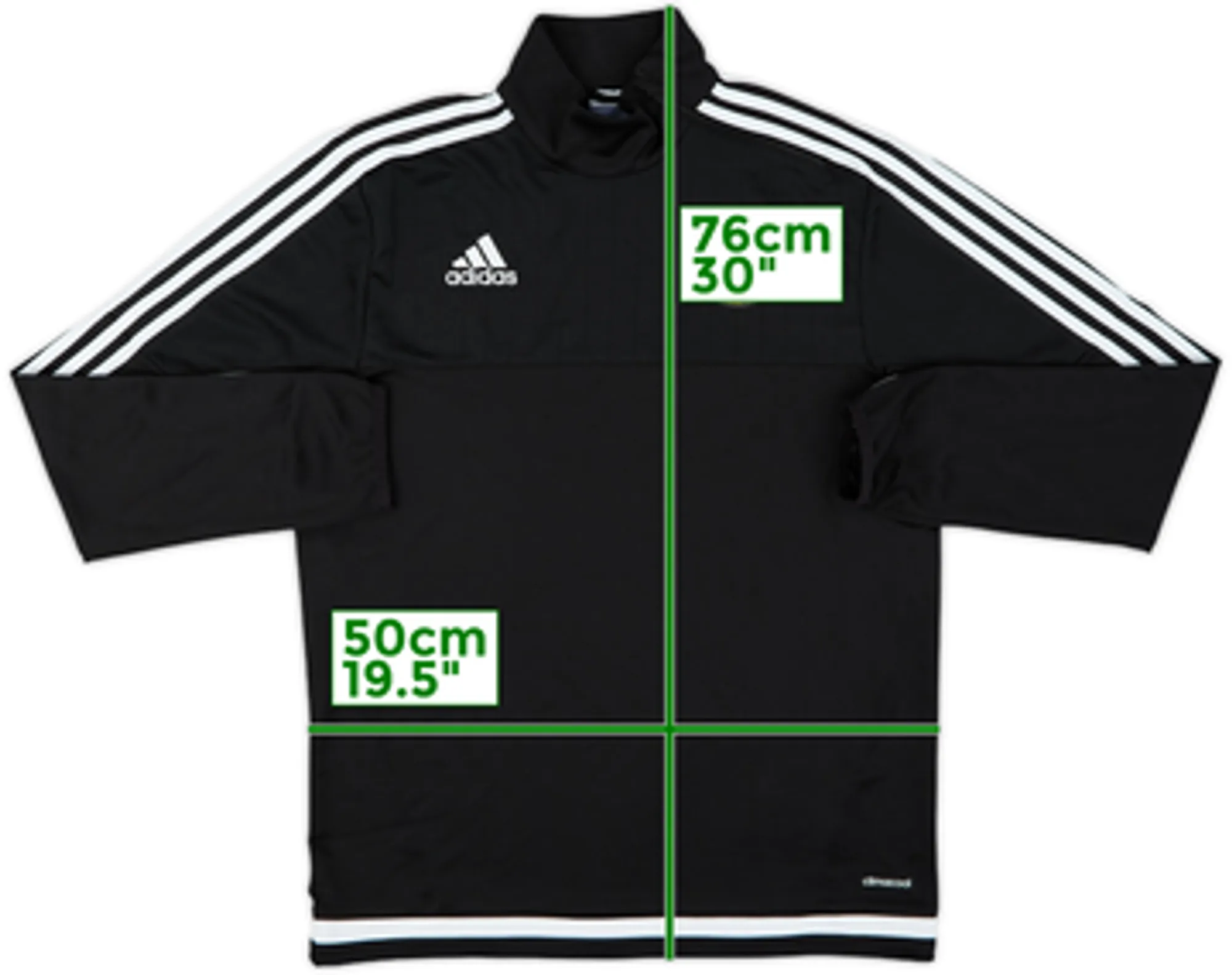 2015-16 Southampton adidas 1/4 Zip Drill Top - 9/10 - (M)