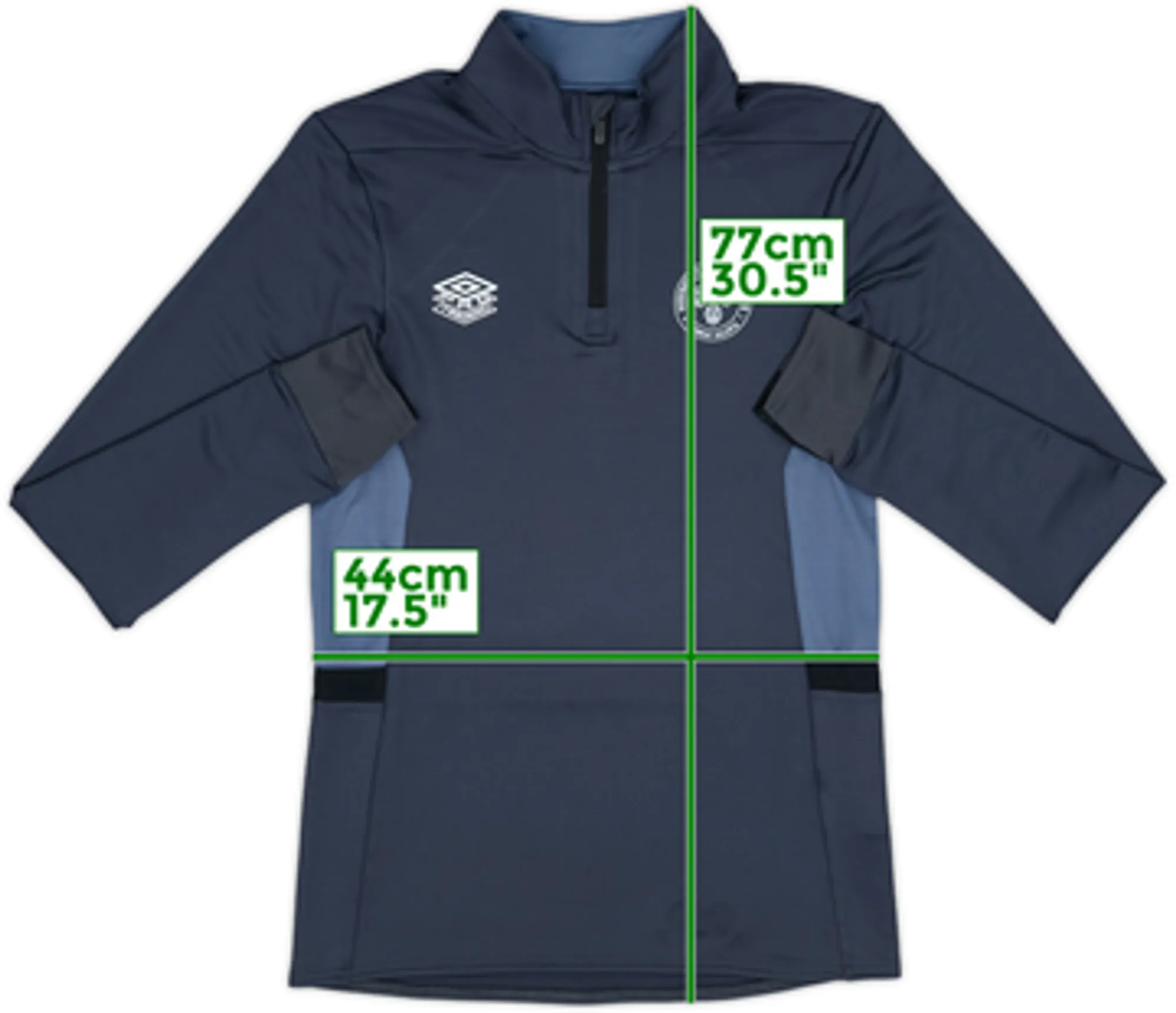 2023-24 Shrewsbury Town Umbro 1/4 Zip Drill Top - 10/10 - (S)