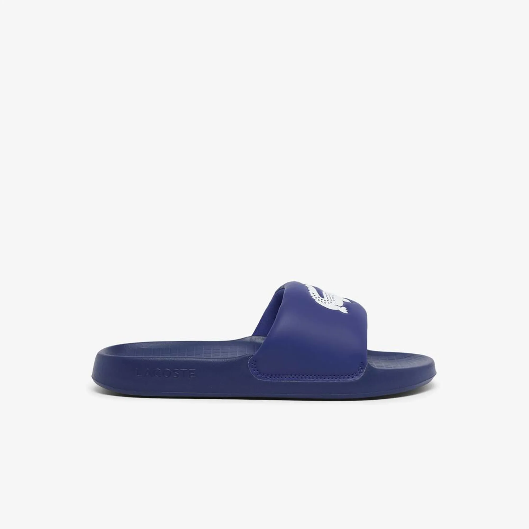 Lacoste Men's Serve Slides 1.0 - Navy & White