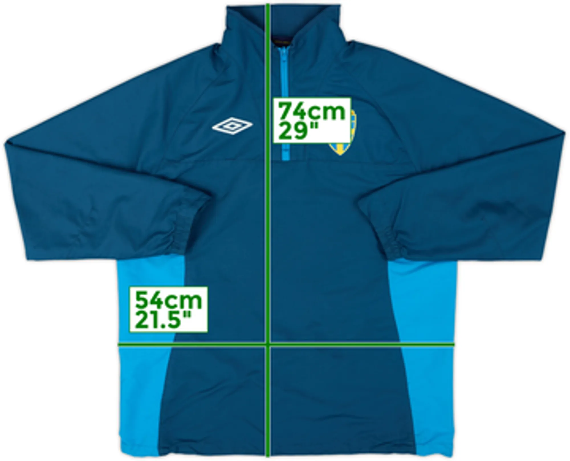 2010-12 Sweden 1/4 Zip Umbro Drill Top - 8/10 - (S)