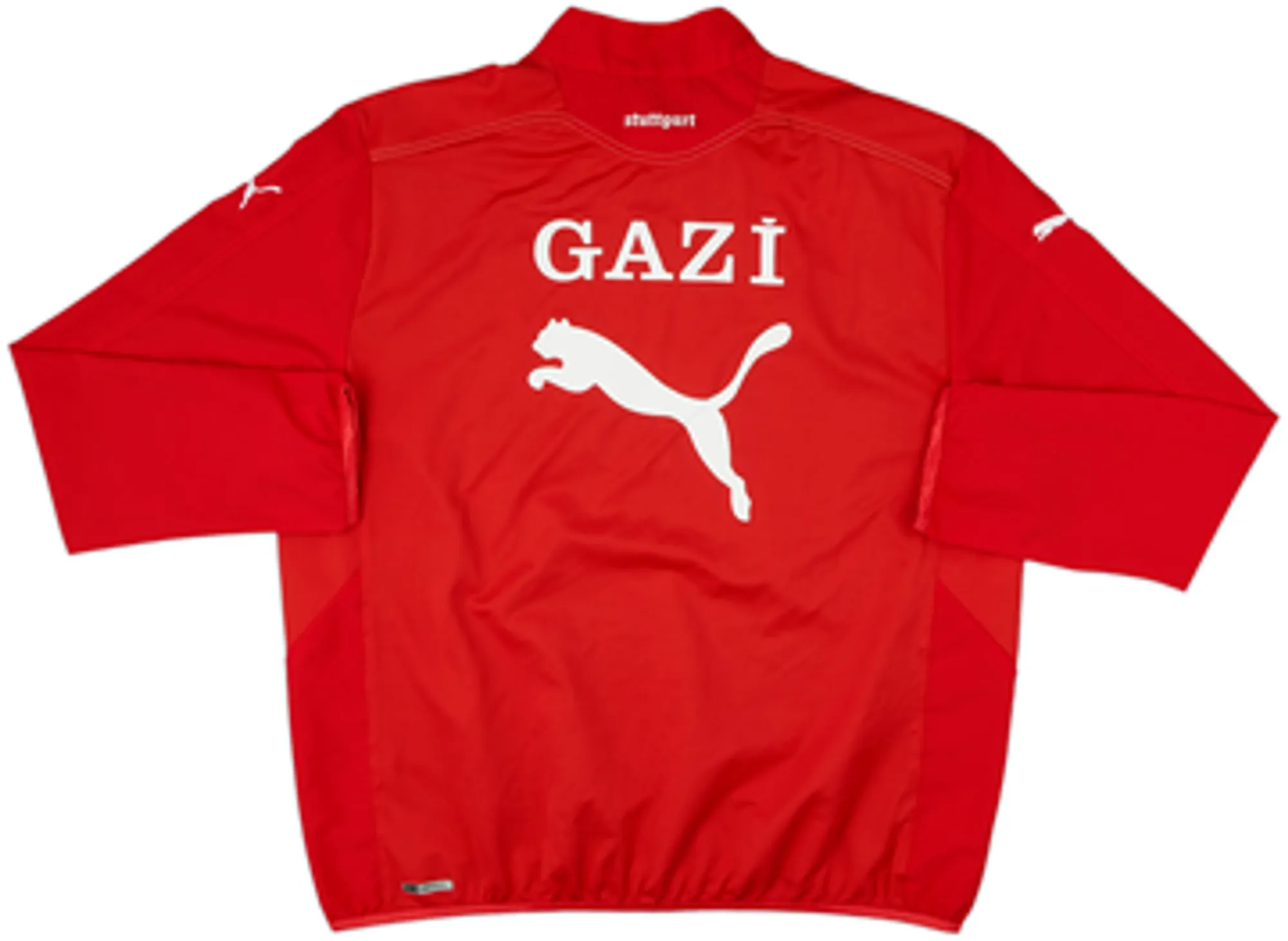 2011-12 Stuttgart Player Issue Puma 1/4 Zip Drill Top #4 - 9/10 - (XL)