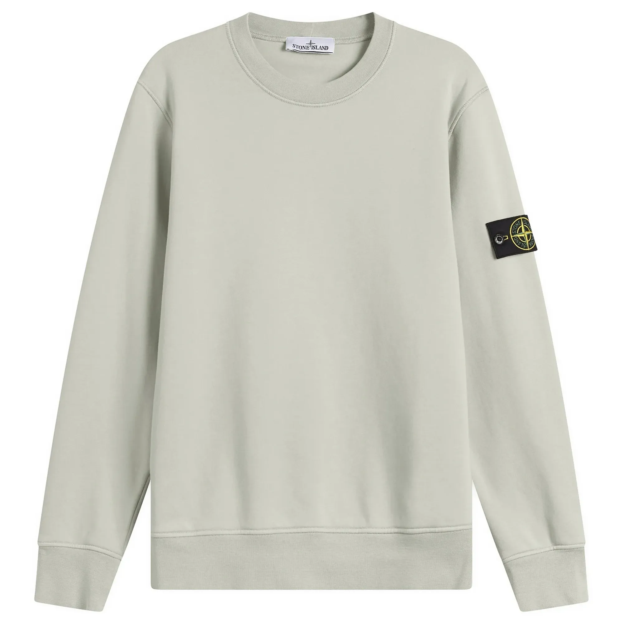 Stone Island Men's Garment Dyed Crew Neck Sweatshirt Sage