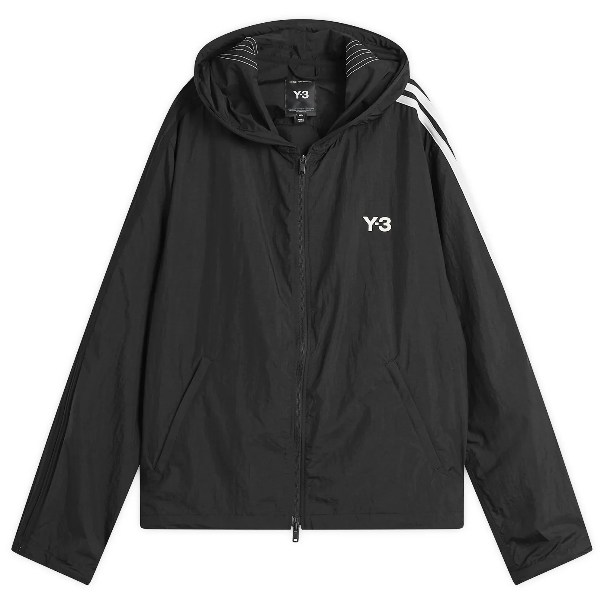 Y-3 Men's Wired Hooded Jacket Black