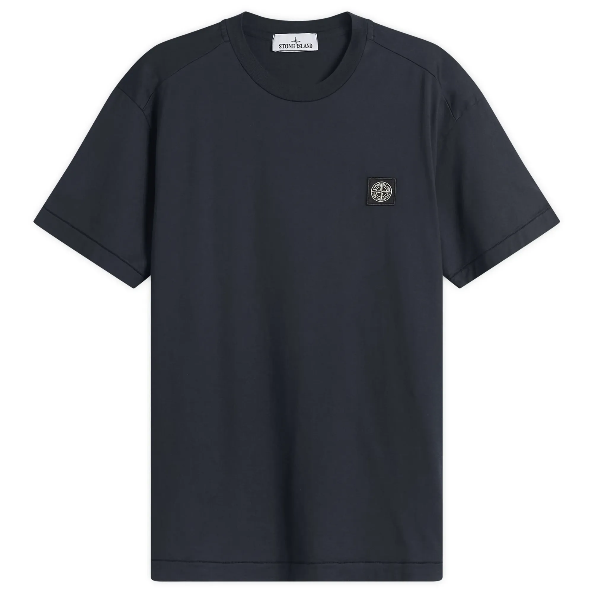 Stone Island Men's Patch Logo T-Shirt Navy Blue