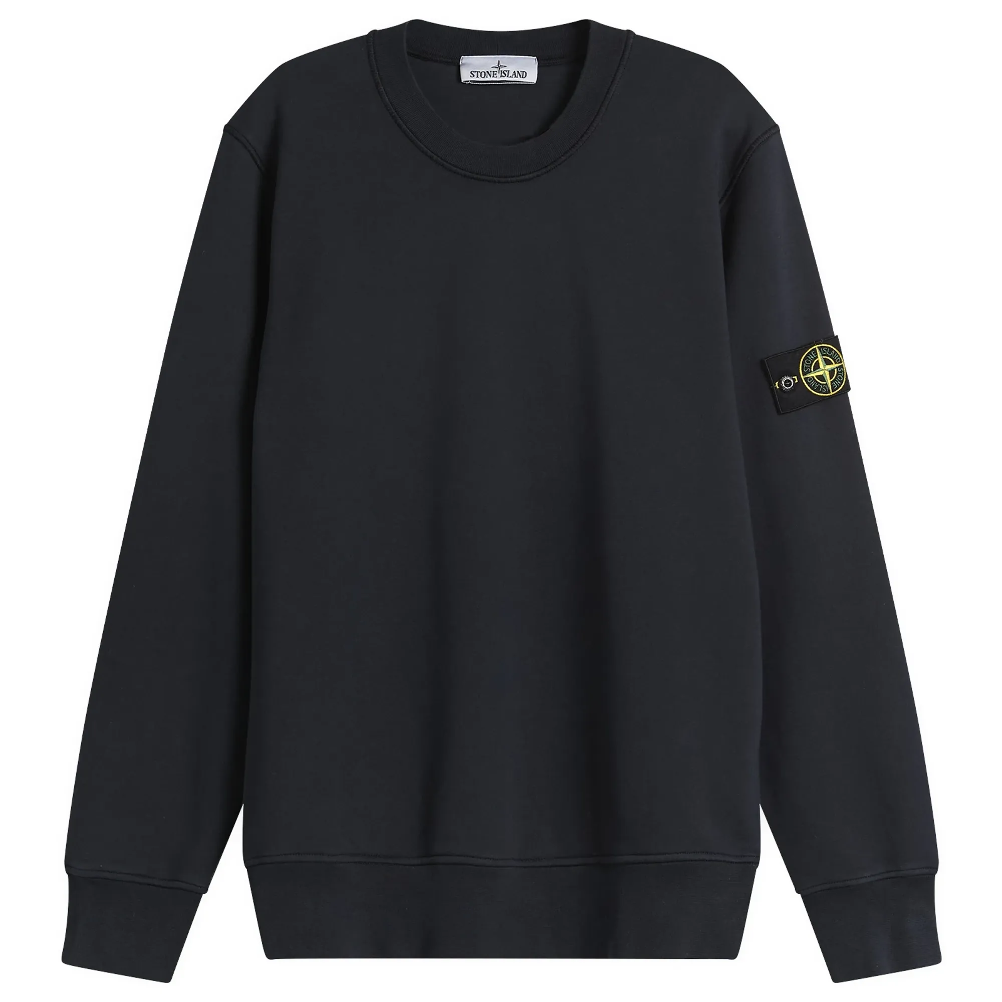 Stone Island Men's Garment Dyed Crew Neck Sweatshirt Navy Blue
