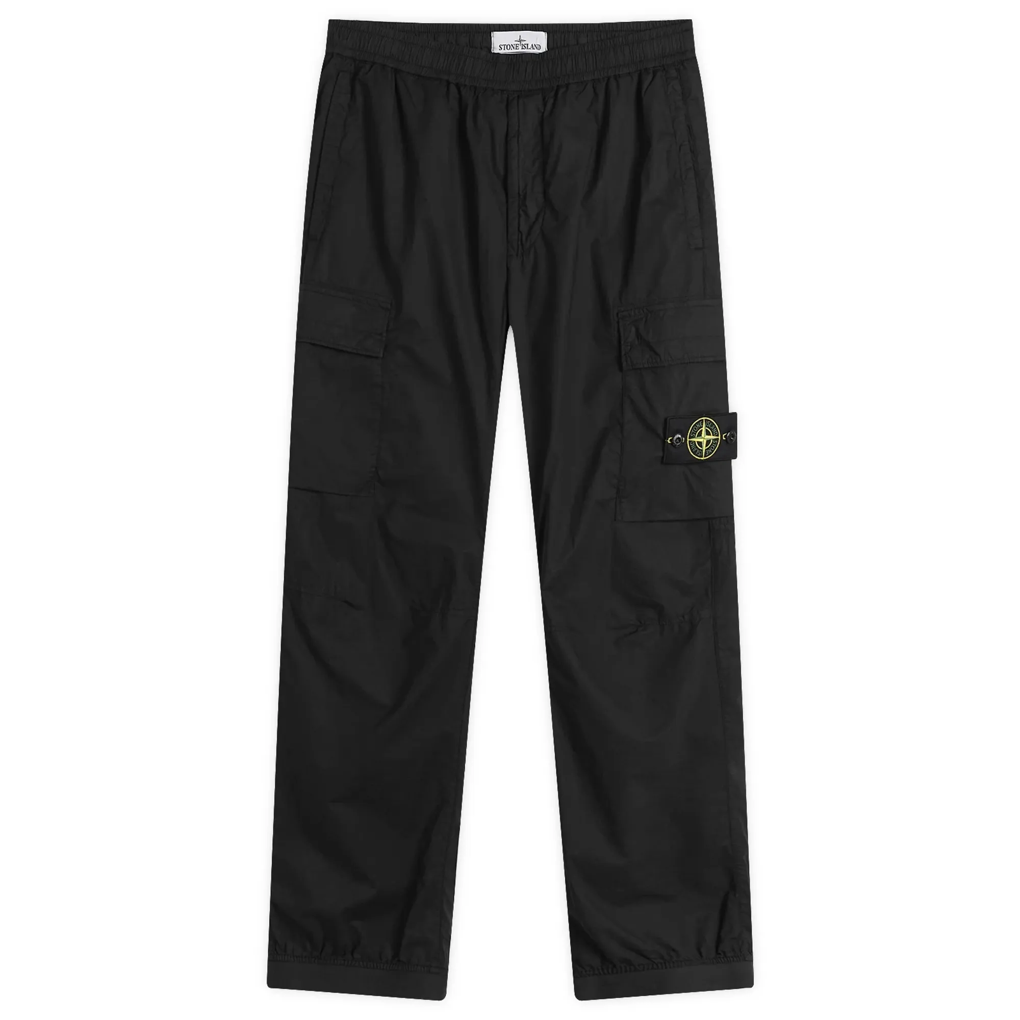 Stone Island Men's Tela Paracadute Cargo Trousers Black