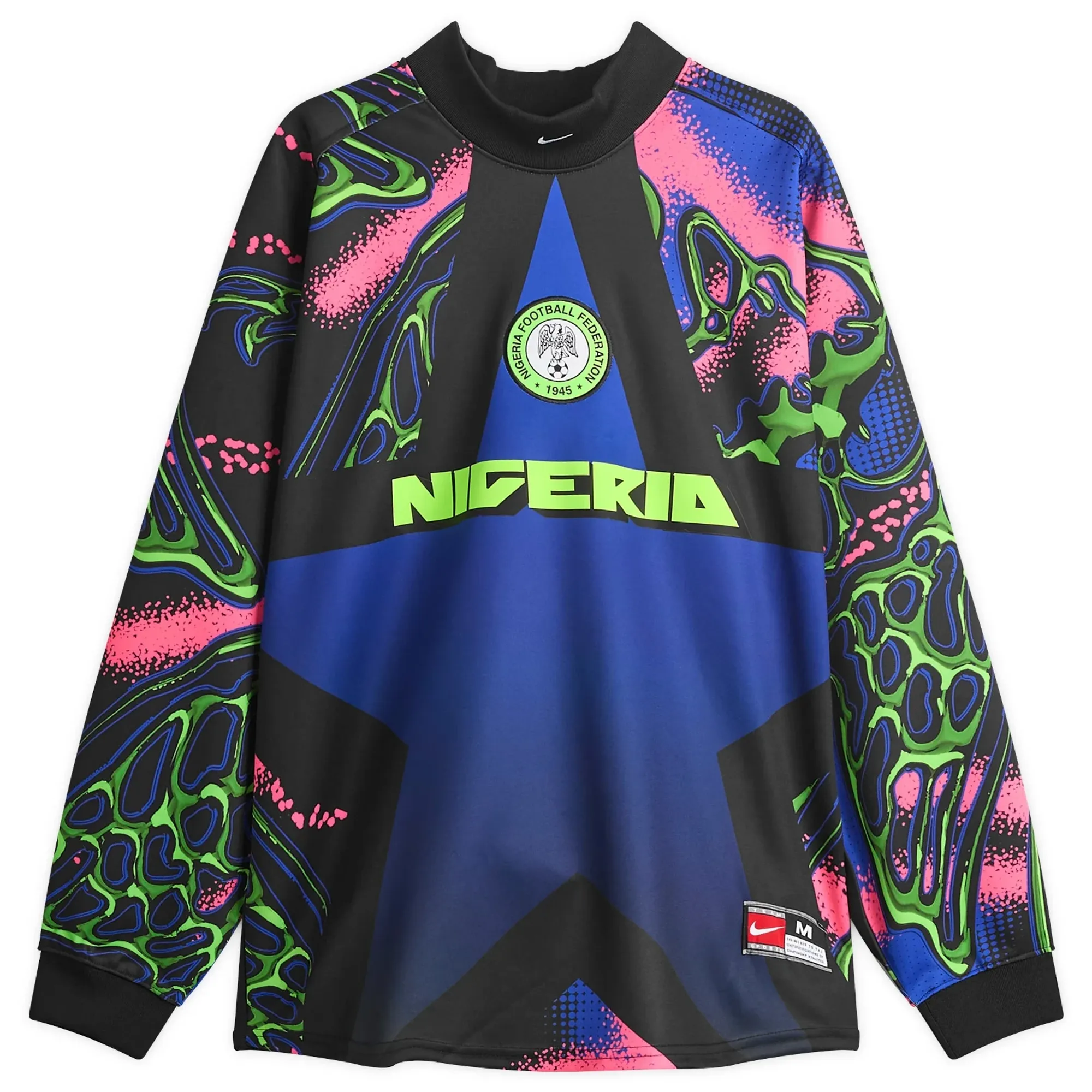 Nike Men's Nigeria Goalkeeper Shirt Black/Pink/White