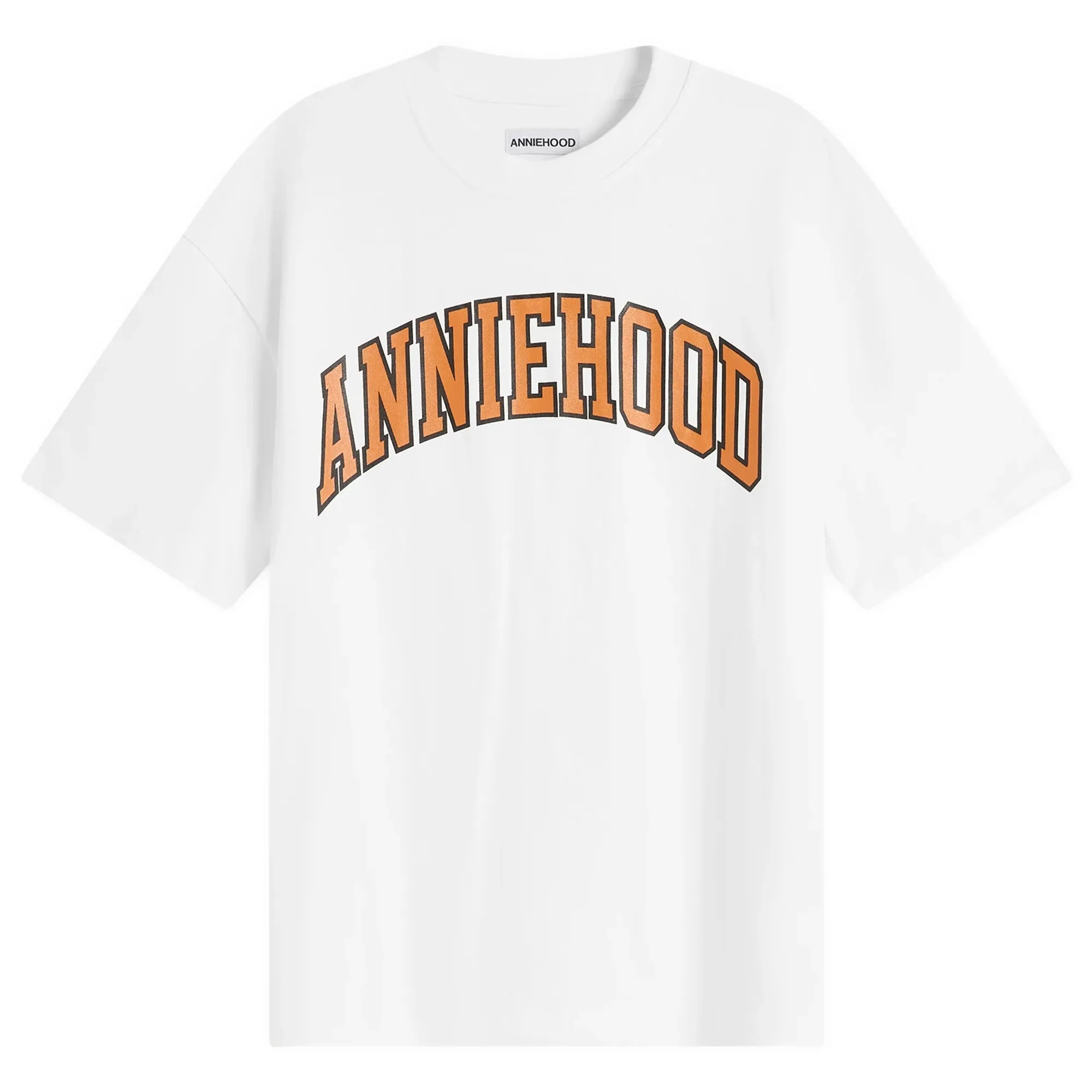 ANNIE HOOD Men's College Arch T-Shirt White