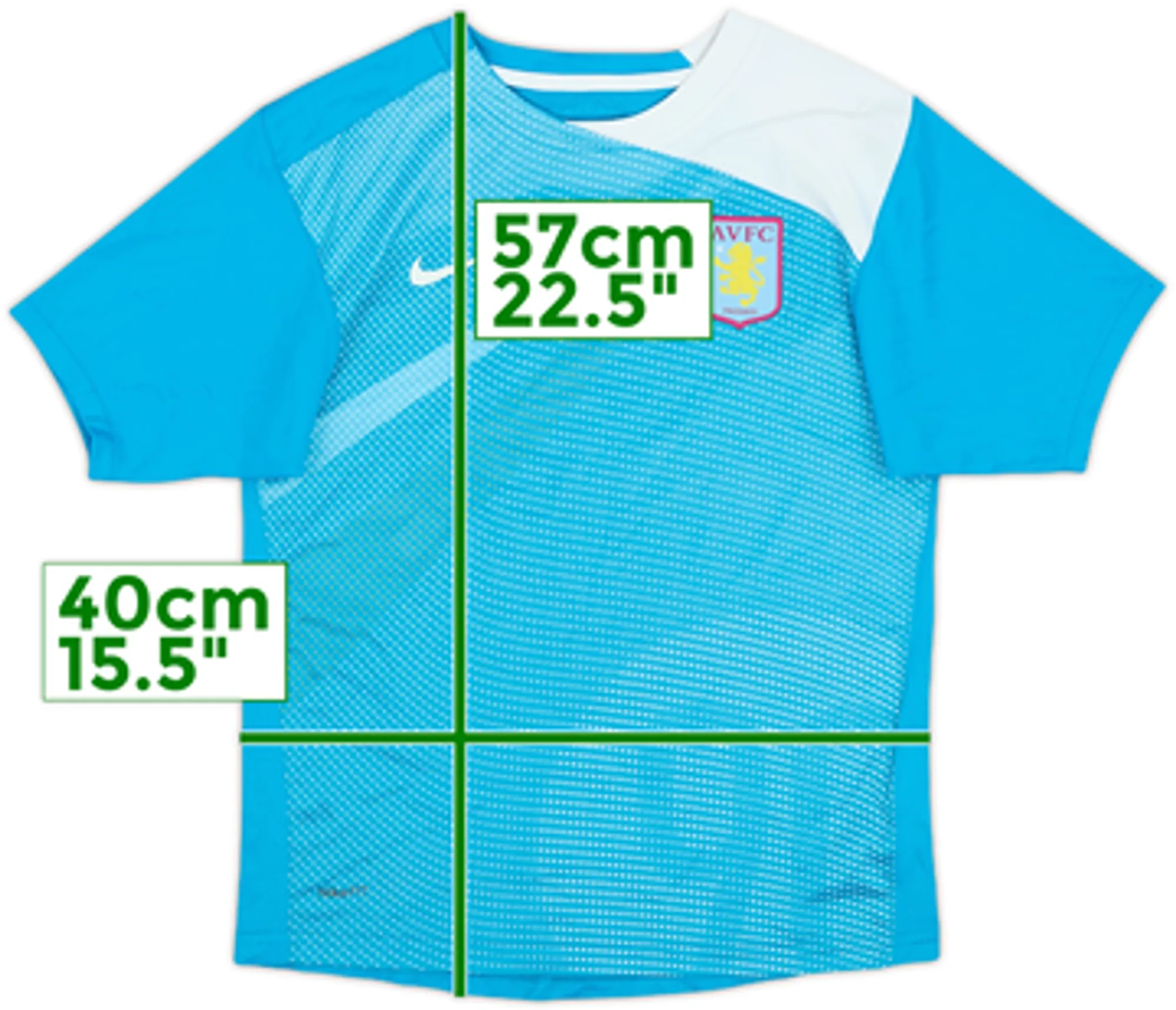 2008-09 Aston Villa Nike Training Shirt - 7/10 - (M.Boys)