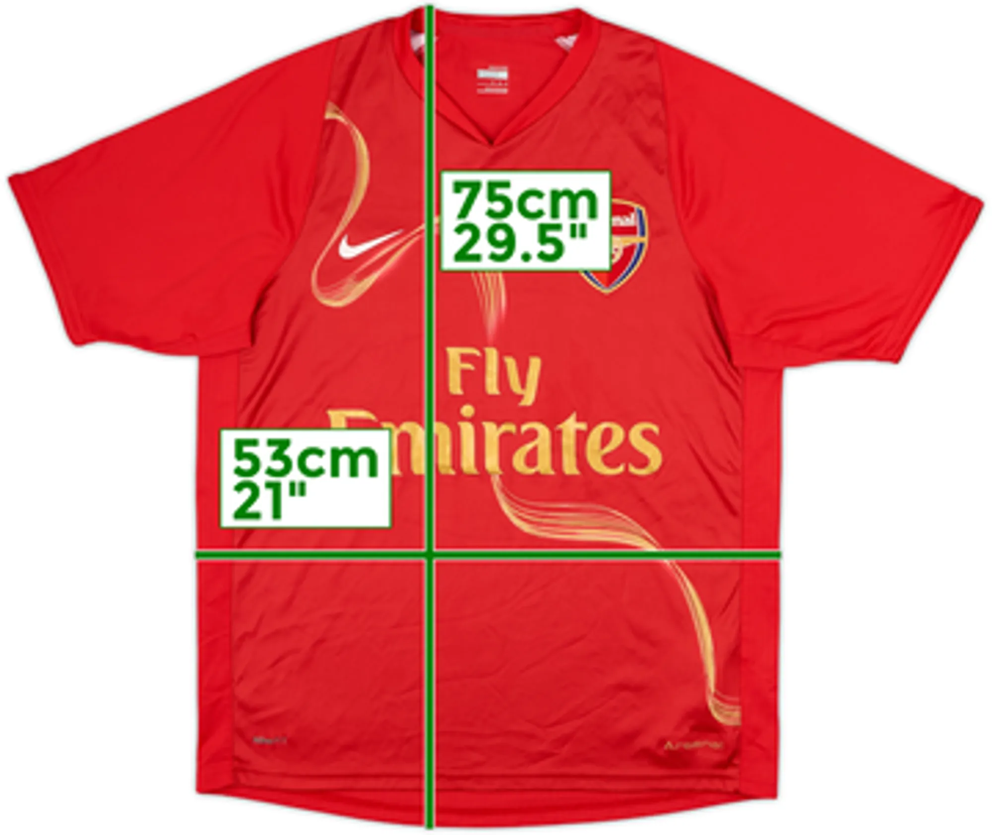 2008-09 Arsenal Nike Training Shirt - 7/10 - (S)