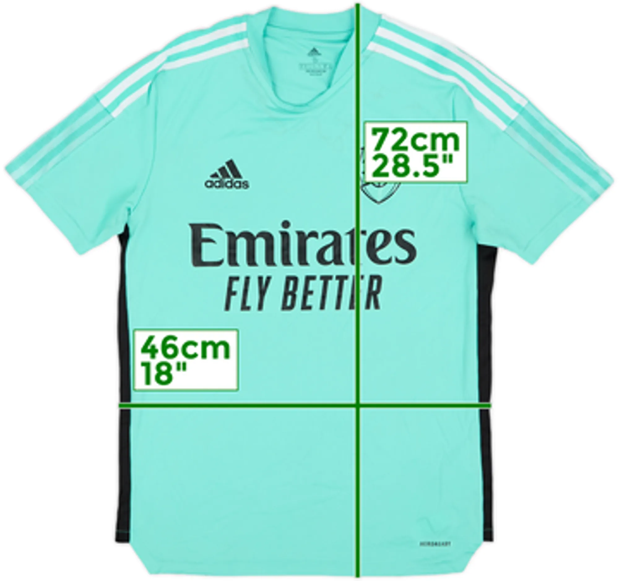 2021-22 Arsenal adidas Training Shirt - 6/10 - (S)