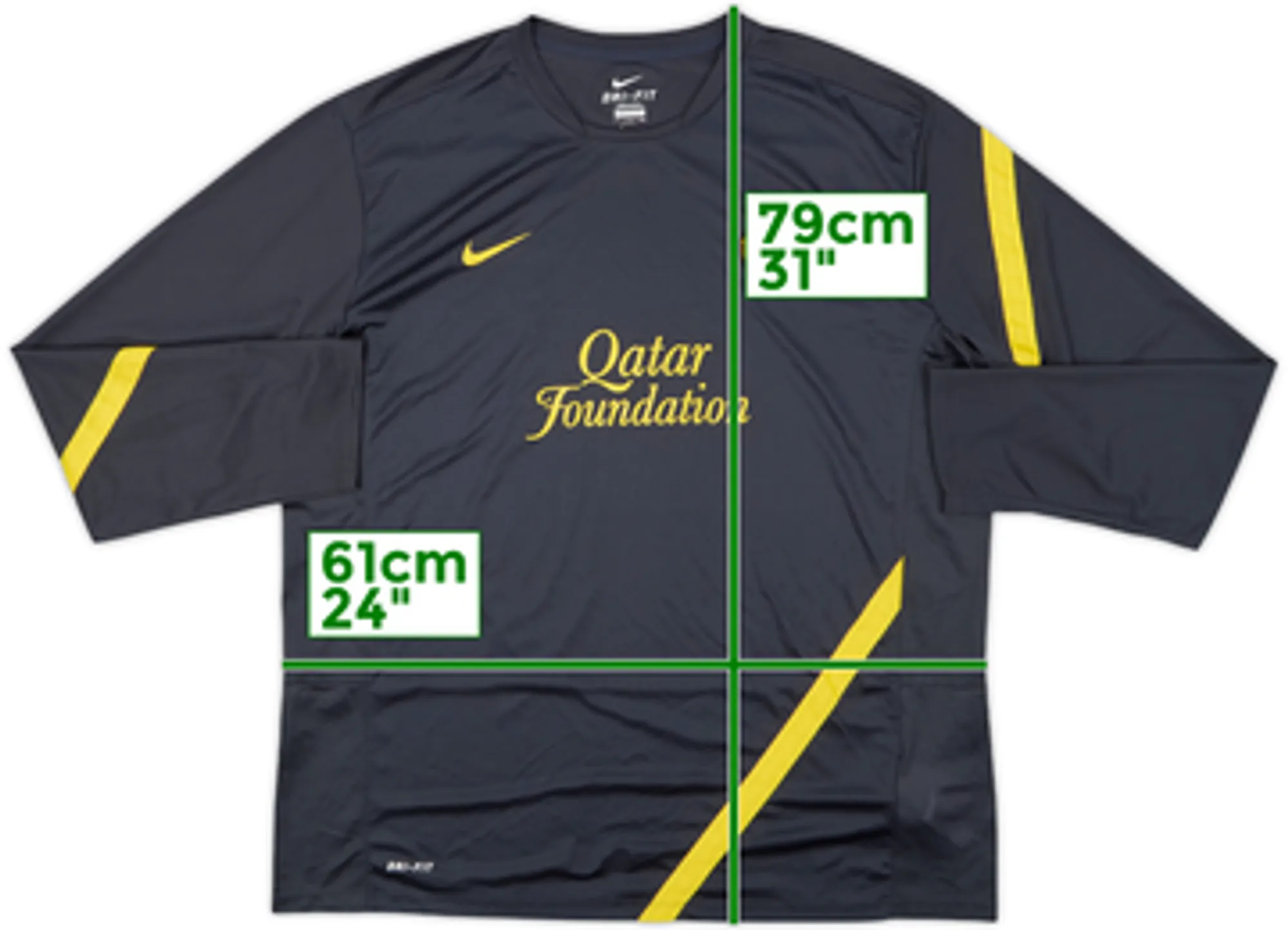 2011-12 Barcelona Nike Training L/S Shirt - 8/10 - (S)