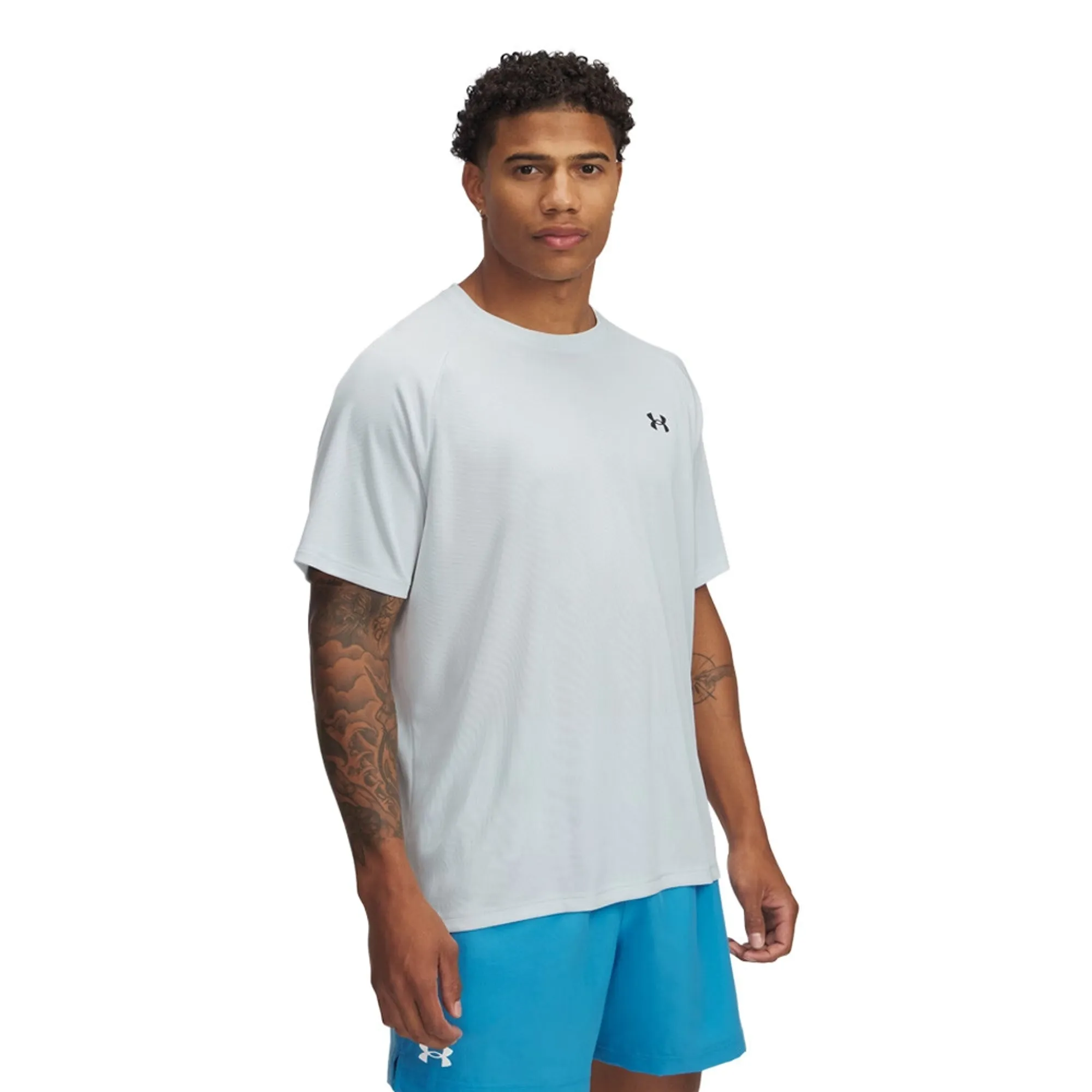 Under Armour  Tech™ Textured Men's Short Sleeve Distant Gray / Black L
