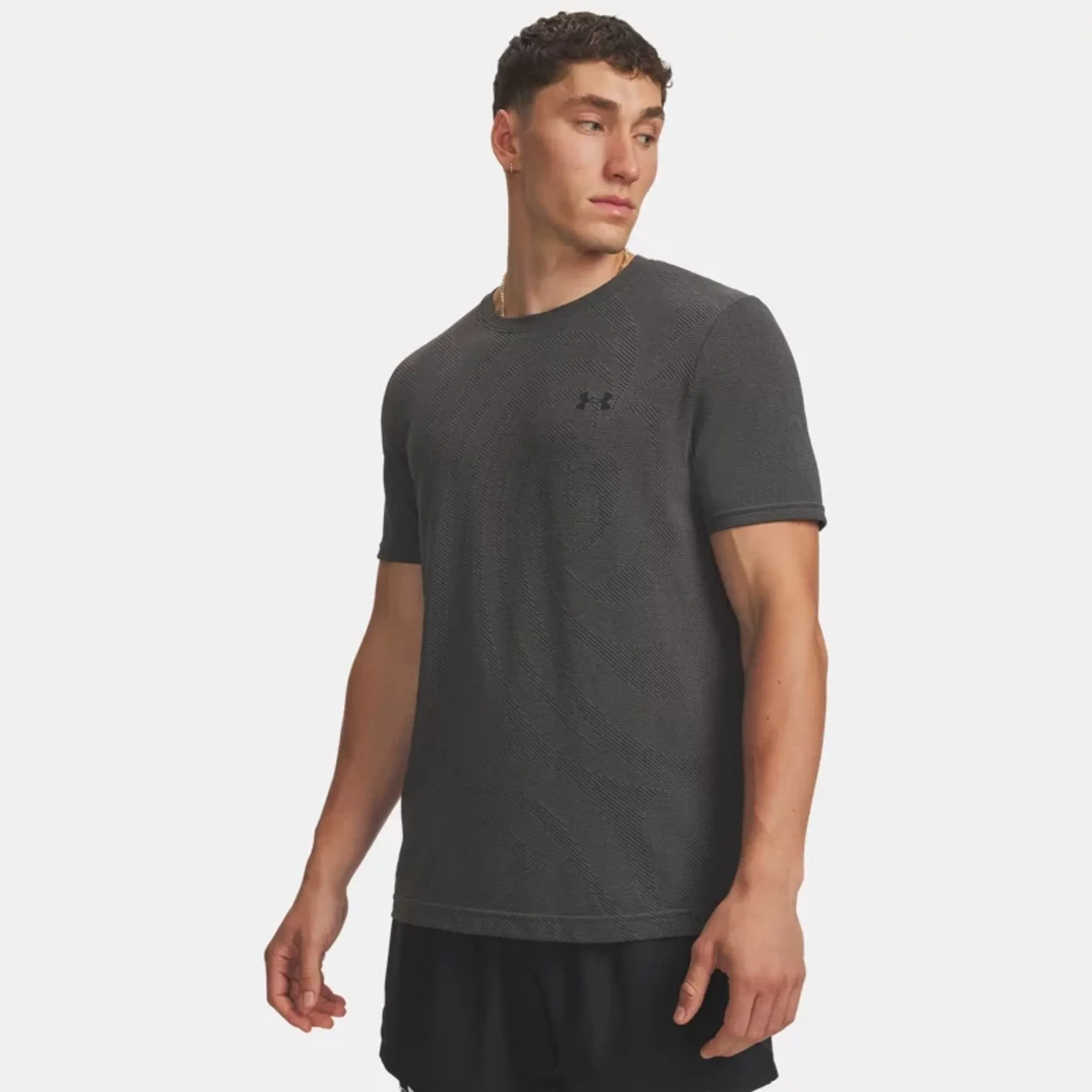 Under Armour  Vanish Seamless Men's Short Sleeve Clay Green / Black L