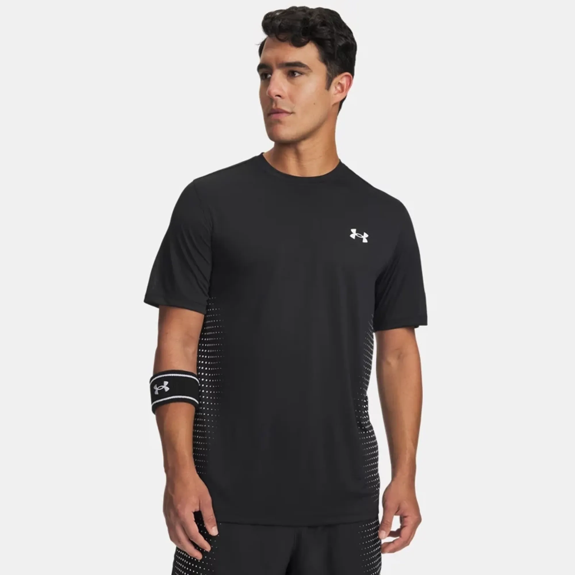 Under Armour  Tech™ Play Men's Short Sleeve Black / White / White XS