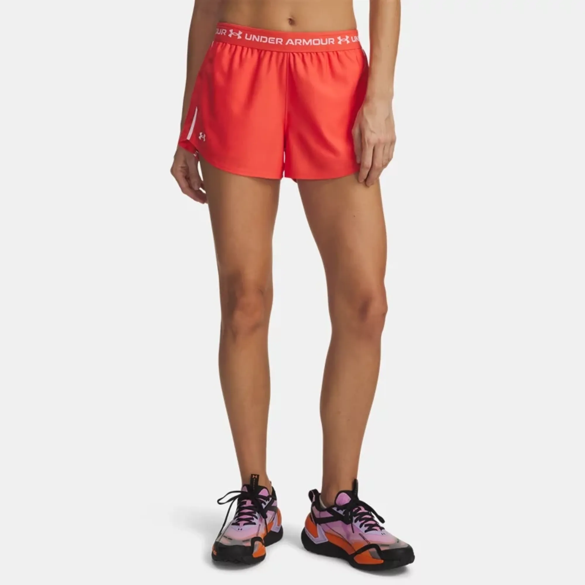 Under Armour  Tech™ Play Up Women's 3" Shorts Venom Red / White L