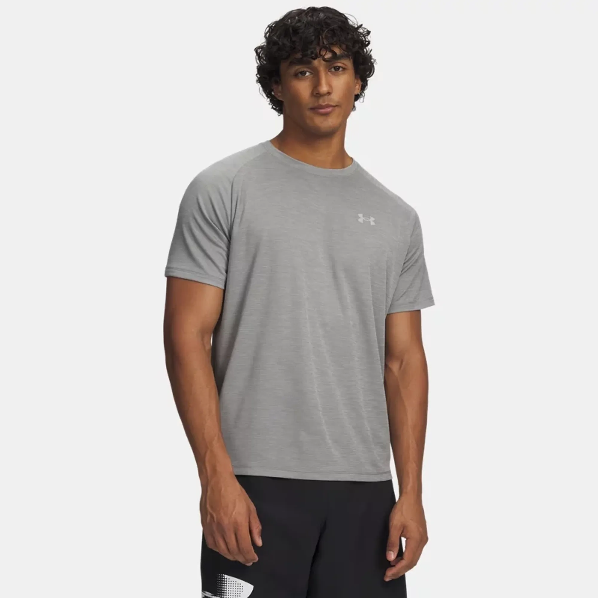 Under Armour  Tech™ Textured Men's Short Sleeve Clay Green / Titanium XXL