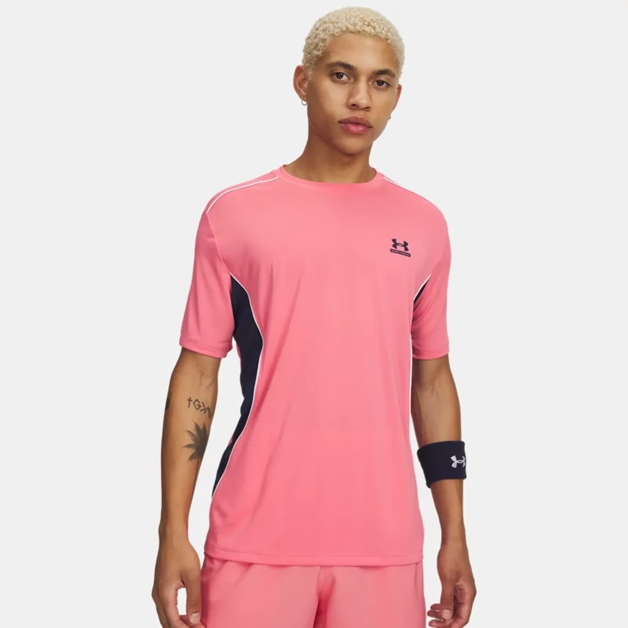 Under Armour  Tech™ Sport Men's Short Sleeve Bittersweet Pink / Academy L