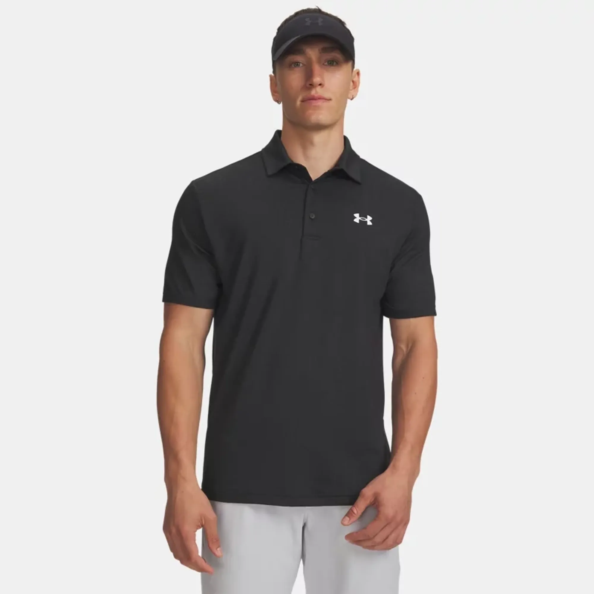 Under Armour  Playoff Jacq Under Armour rd Men's Polo Black / Anthracite / White L