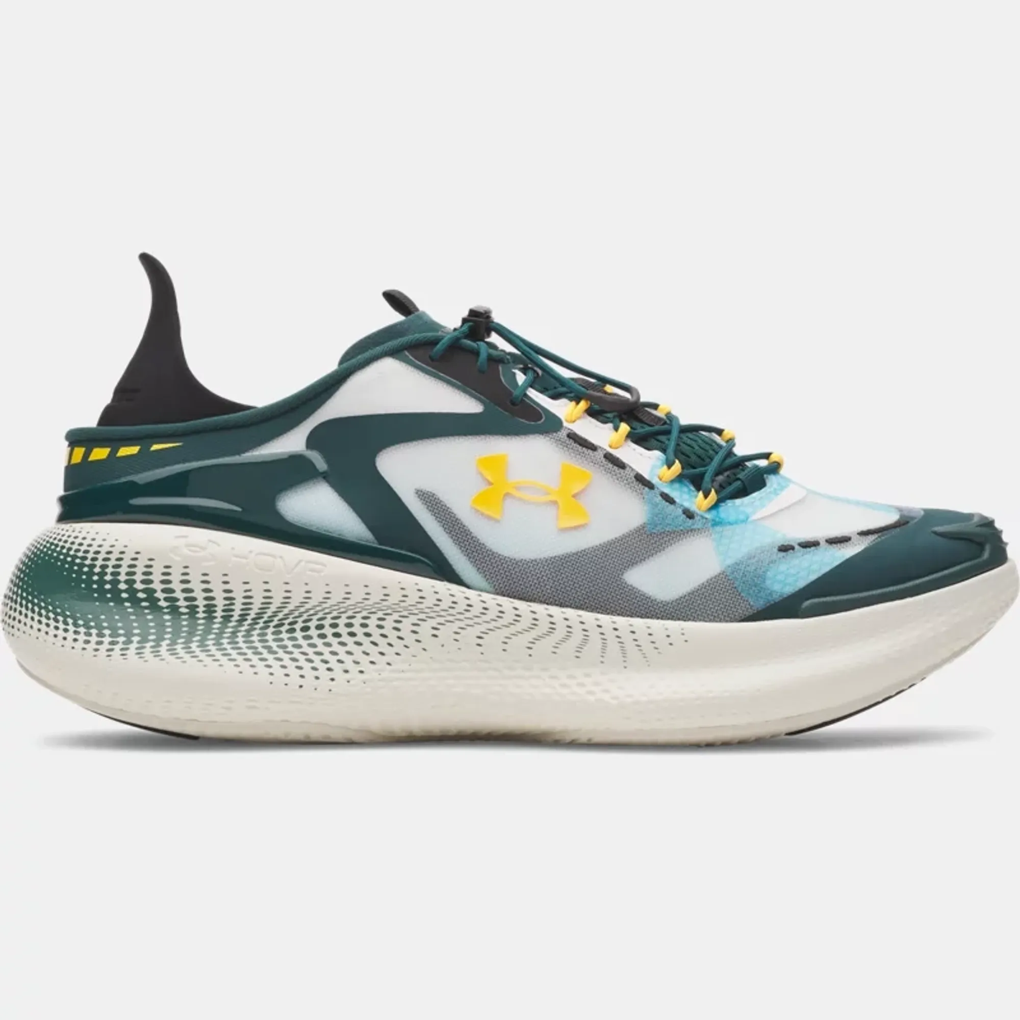 Under Armour  Echo SlipSpeed™ Unisex Shoes White / Arden Green / Campus Gold 9.5
