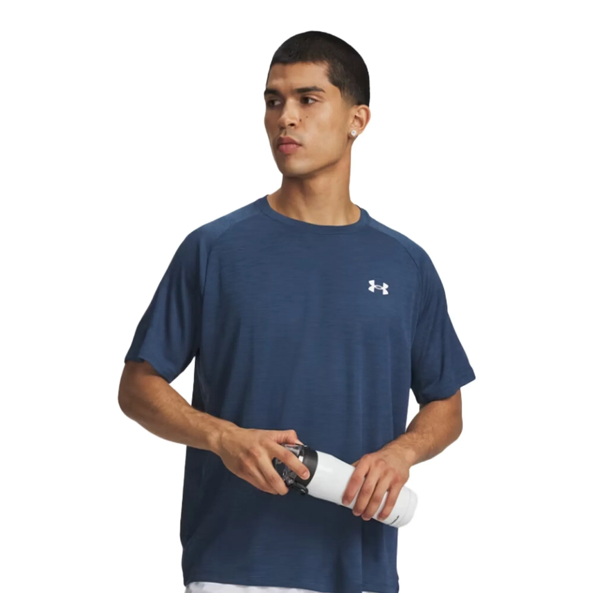 Under Armour  Tech™ Textured Men's Short Sleeve Wham Blue / White L