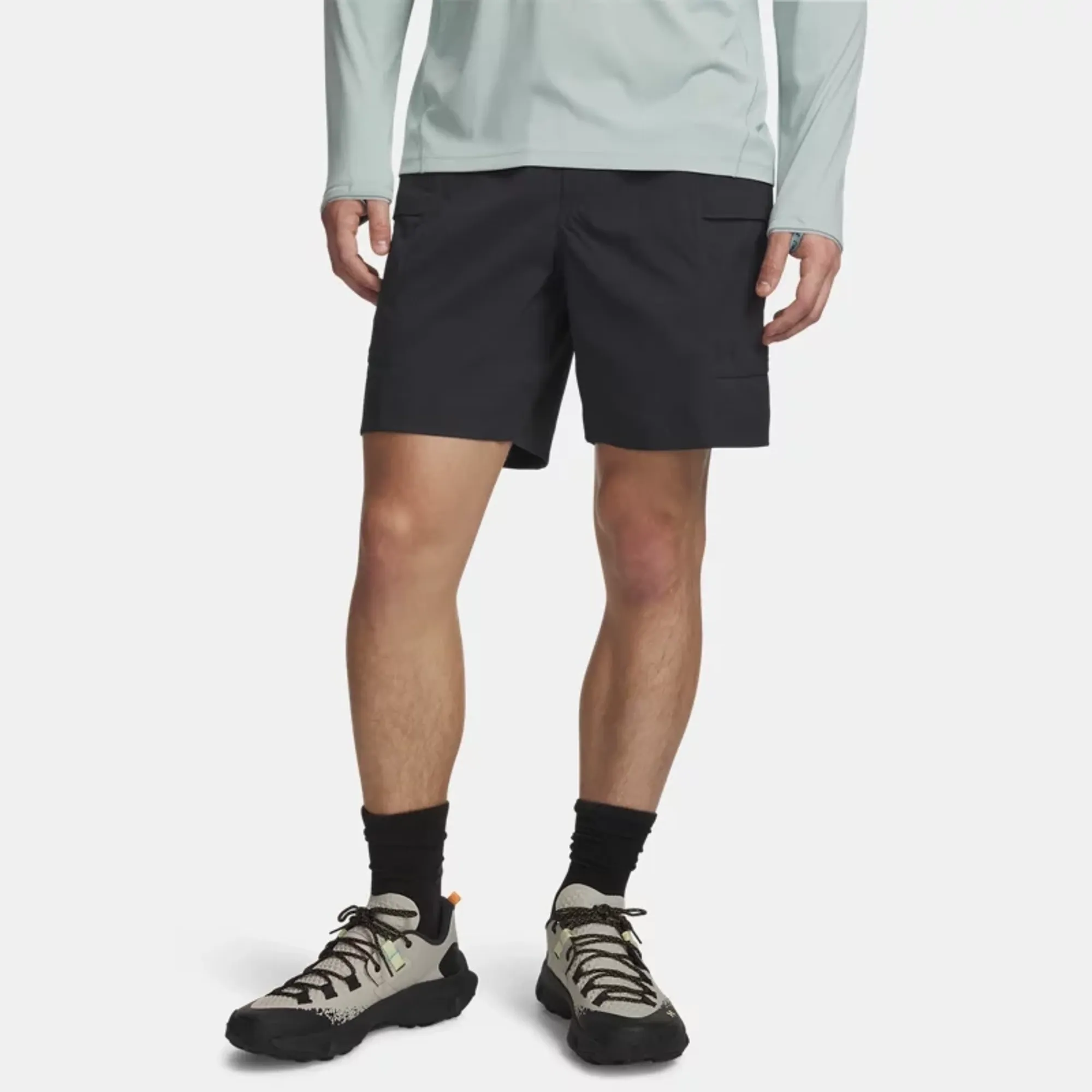 Under Armour Explor Hike Men's Cargo Shorts Anthracite / Black L