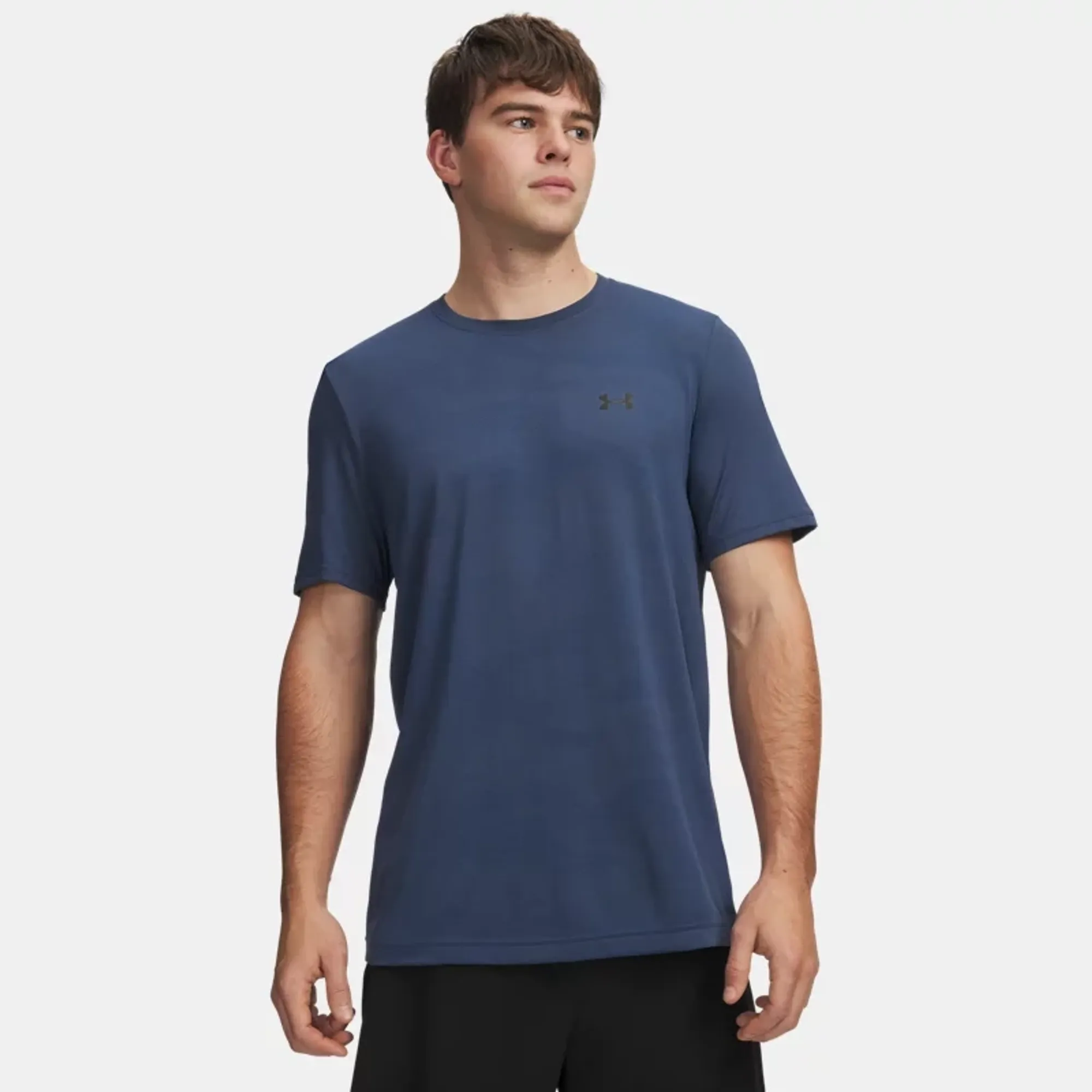 Under Armour  Vanish Elite Seamless Camo Men's Short Sleeve Wham Blue / Ultimate Black L