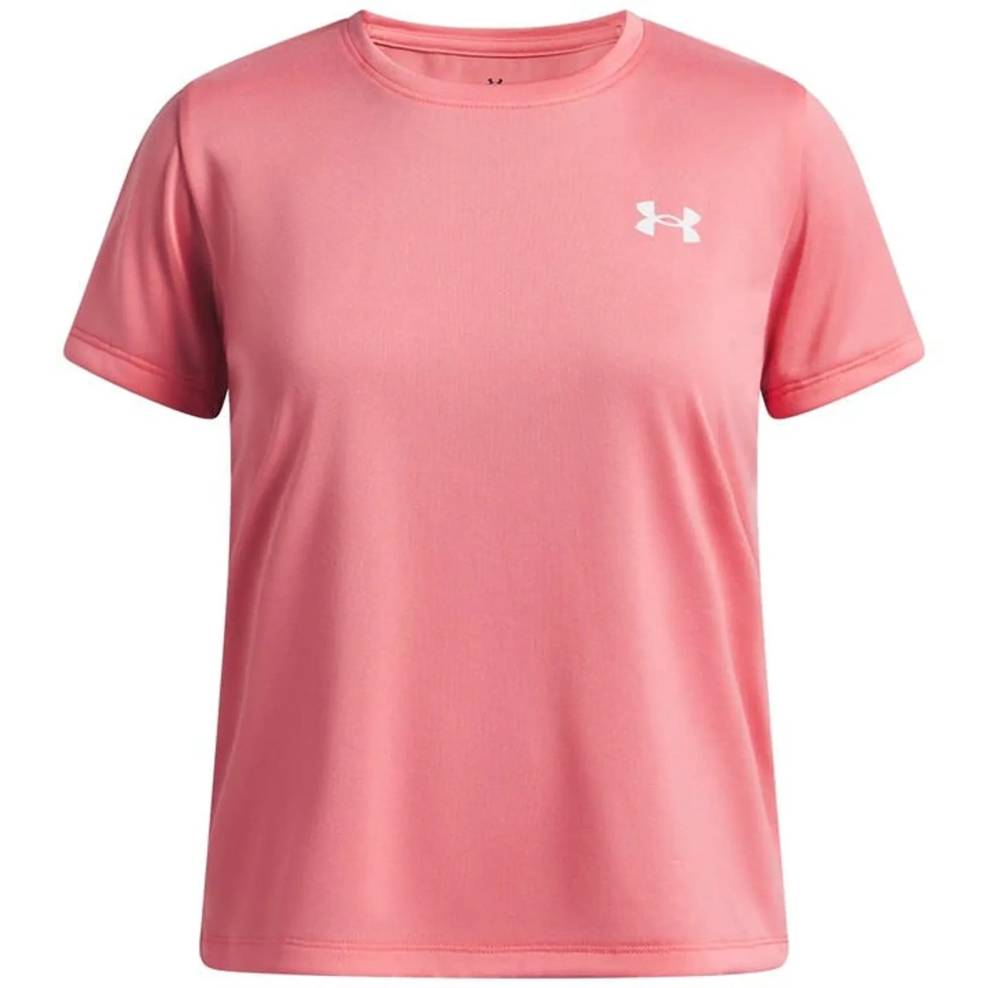 Under Armour  Tech™ Girls' Short Sleeve Bittersweet Pink / White YLG (59 - 63 in)