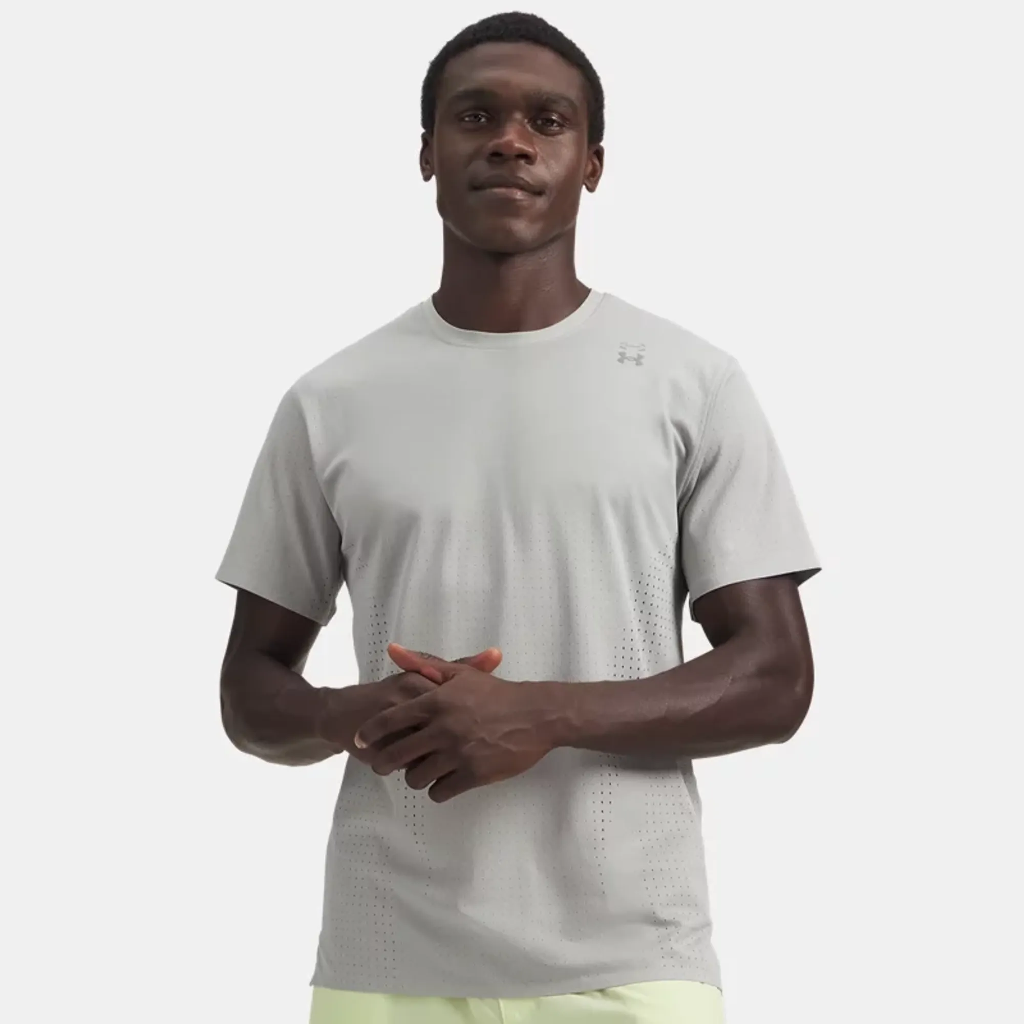 Under Armour  Halo Vent Men's Short Sleeve Titanium / Reflective L