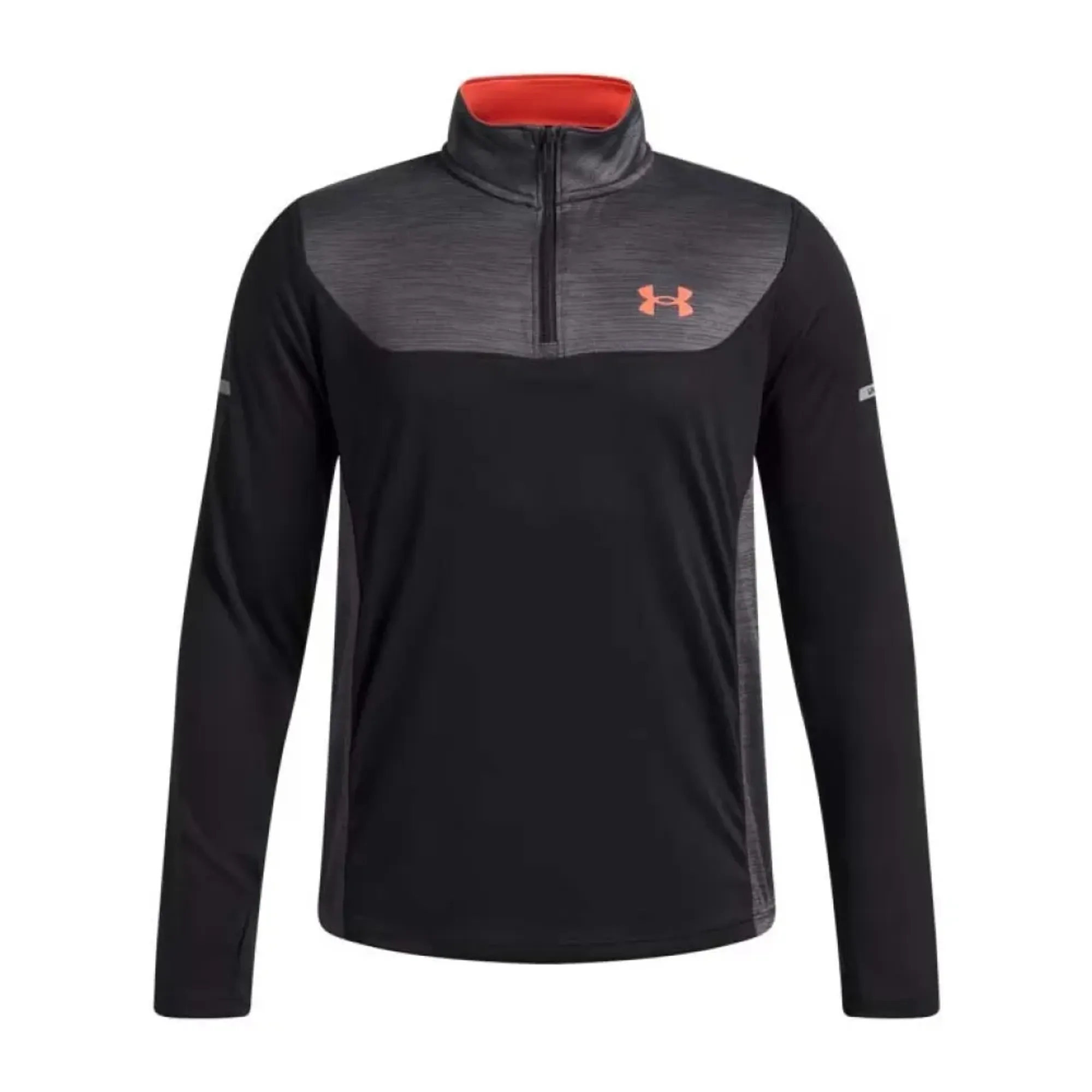 Under Armour  Tech™ Utility Boys' ¼ Zip Black / Venom Red YLG (59 - 63 in)