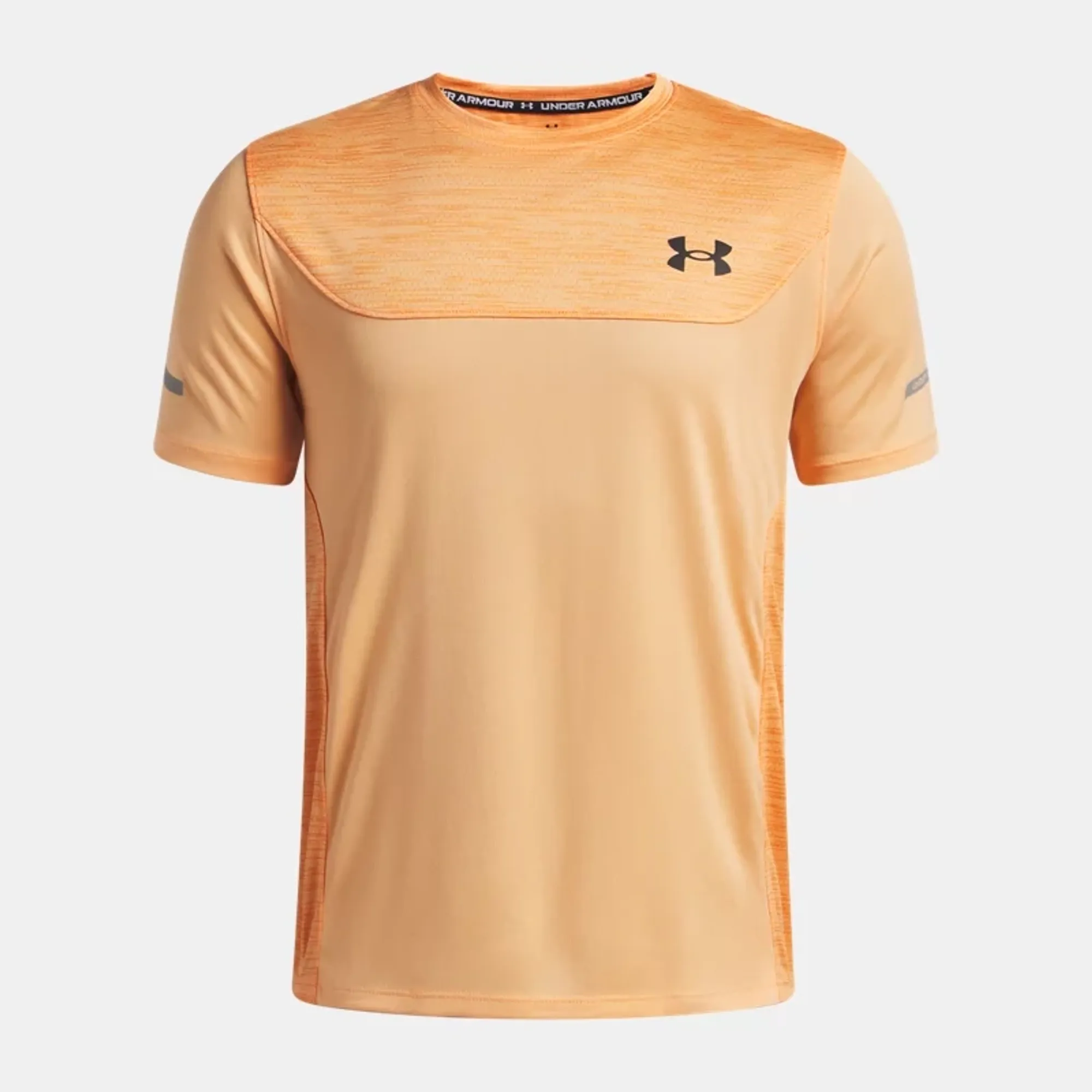Under Armour  Tech™ Utility Boys' Short Sleeve Orange Bloc / Black YLG (59 - 63 in)