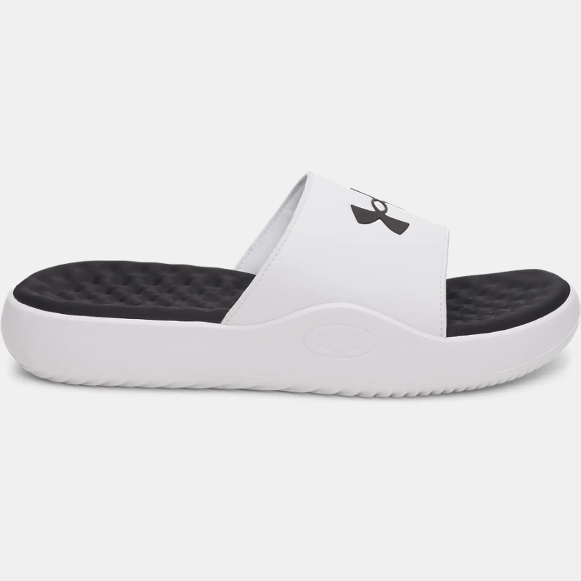 Under Armour Ignite Pro 8 Fixed Strap Men's Slides White / White / Black 9