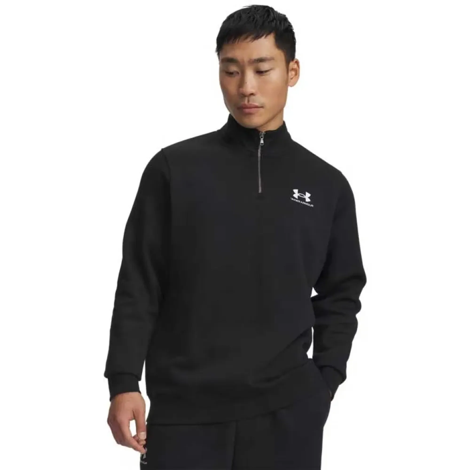 Under Armour  Icon Fleece Men's ¼ Zip Black / White L