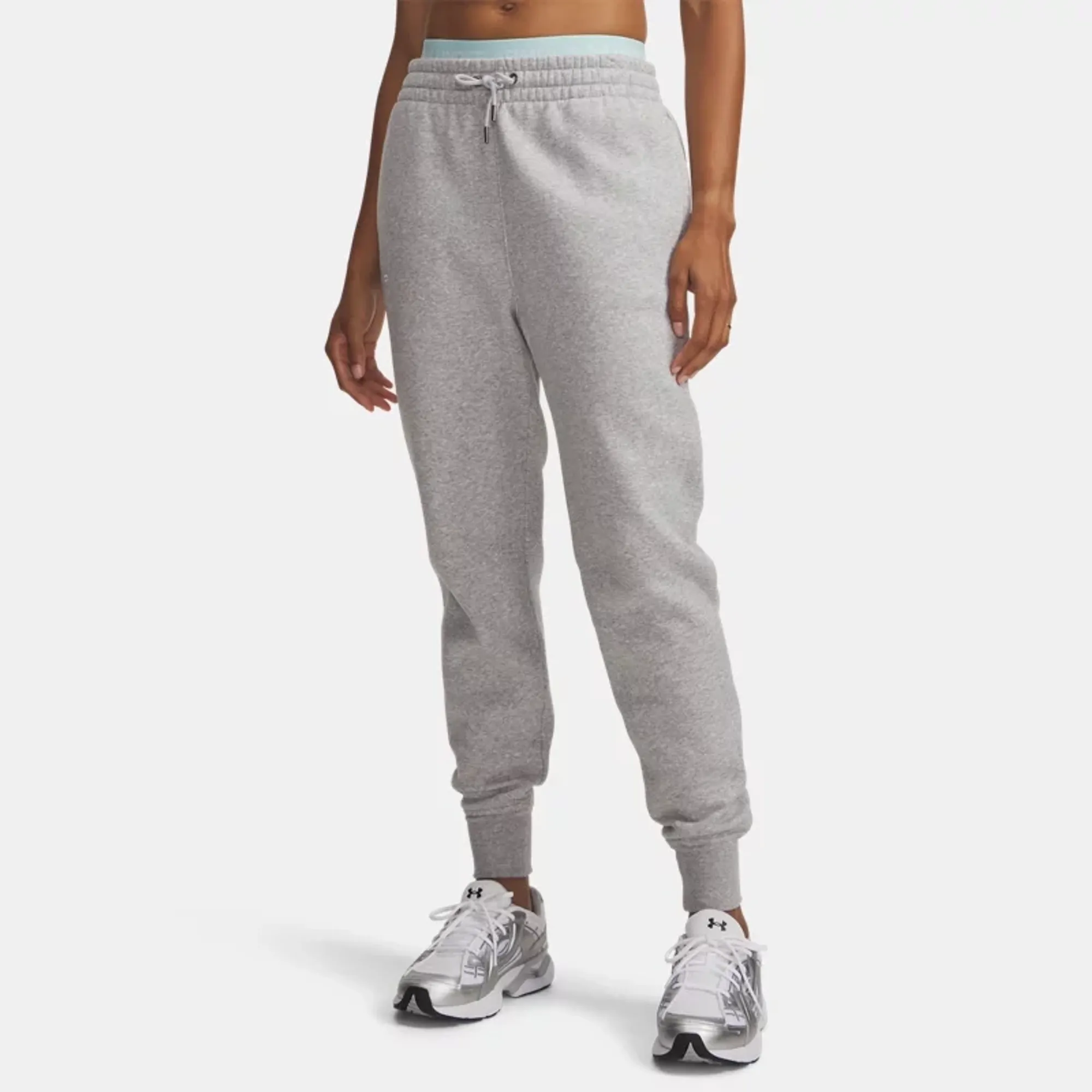 Under Armour  Icon Fleece Women's Joggers Mod Gray Light Heather / White L