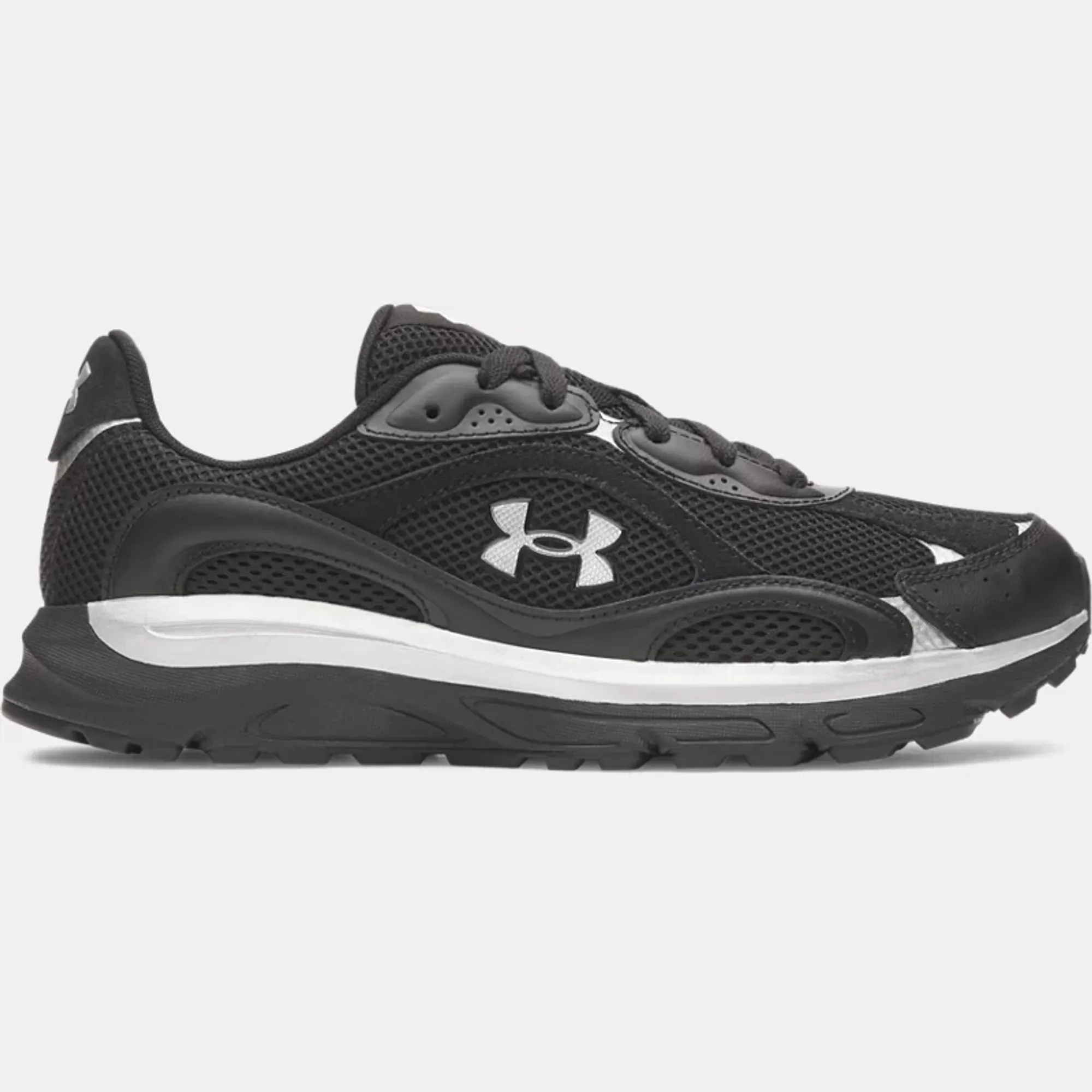 Under Armour  Tech Runner Men's Shoes Black / Metallic Silver / Metallic Silver 9