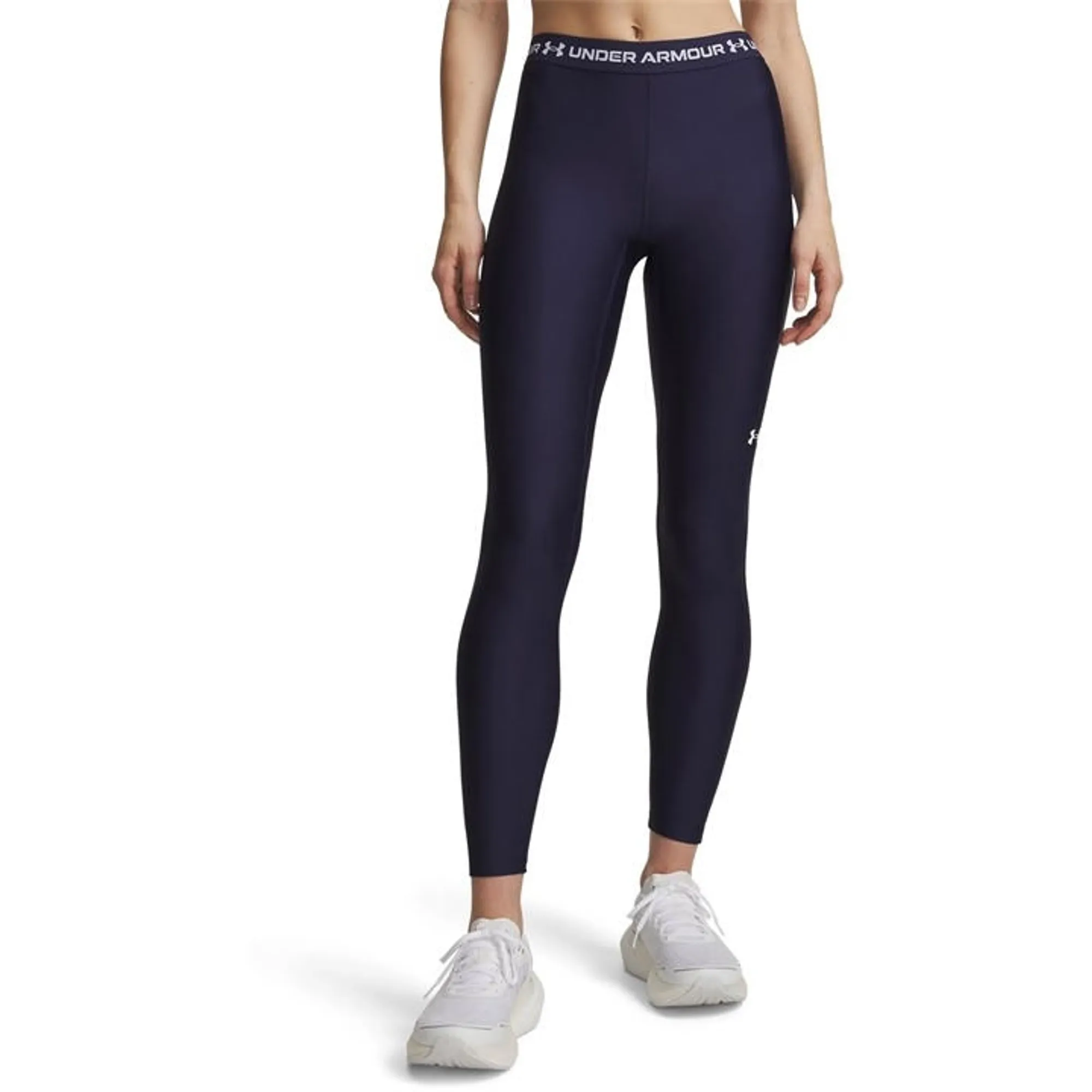 HeatGear® Women's Leggings Midnight Navy / White L