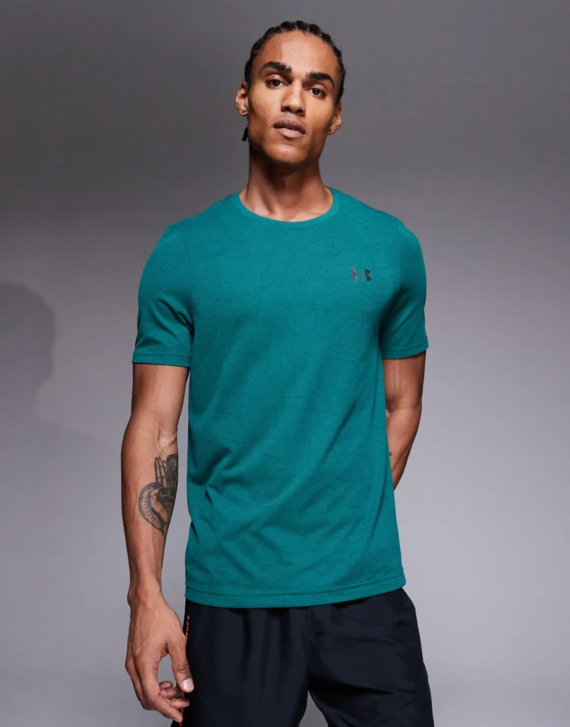 Under Armour Vanish Seamless Men's Short Sleeve Rack Green / Black L