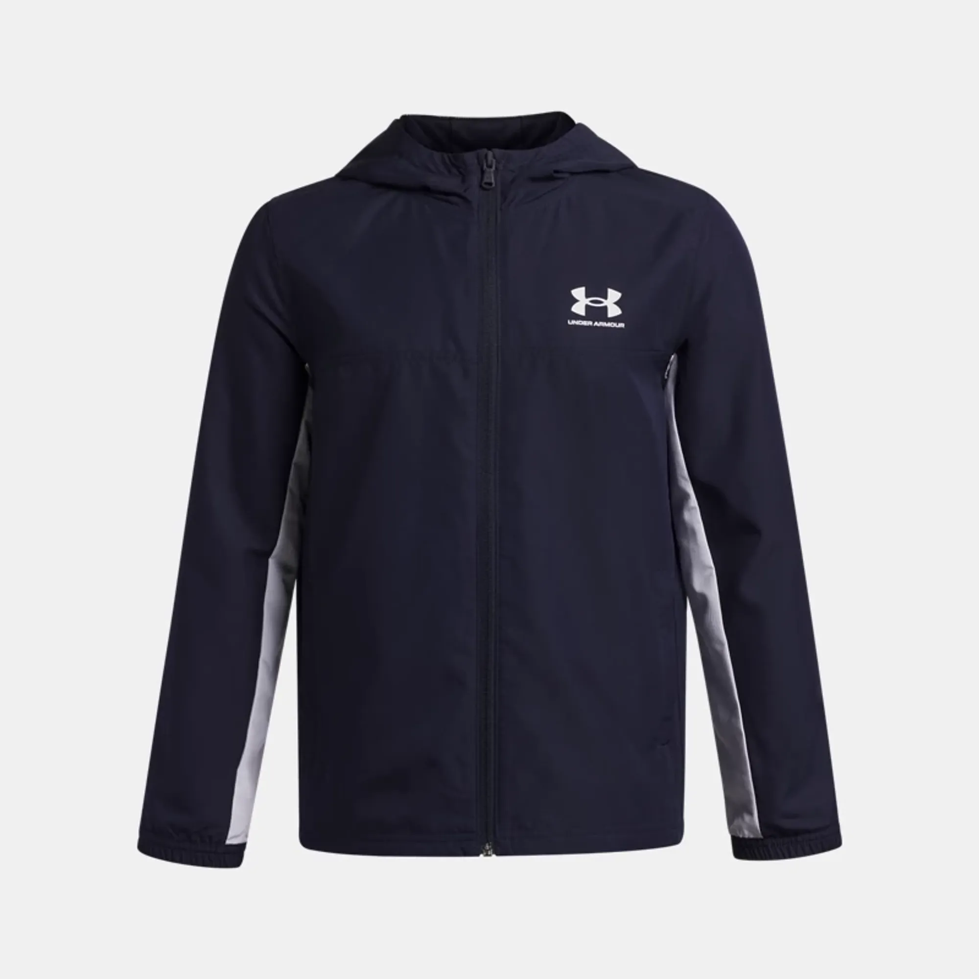 Under Armour  Rival Woven Boys' Jacket Midnight Navy / White YLG (59 - 63 in)