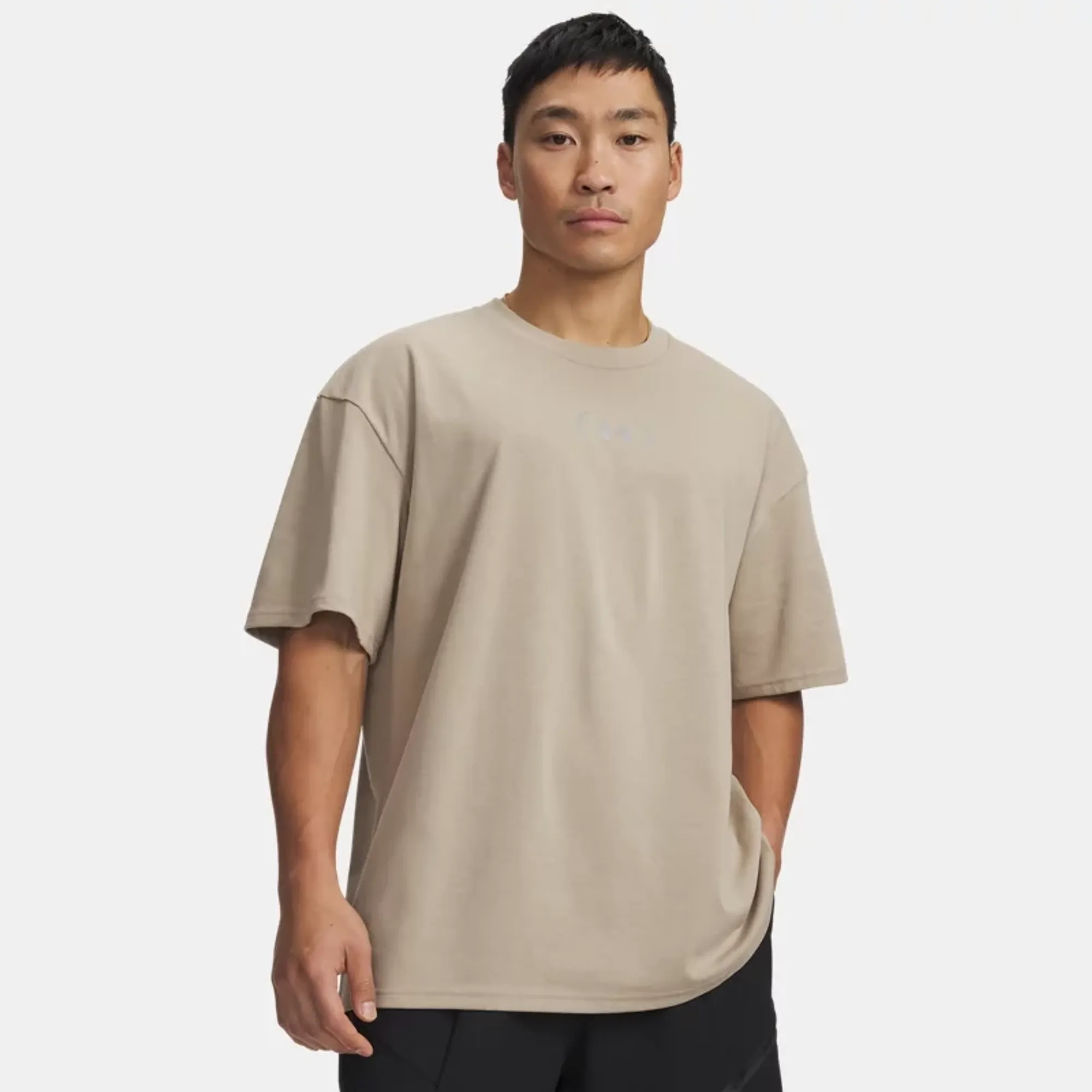 Under Armour Unstoppable+ Heavyweight Men's Short Sleeve City Khaki / Silver Reflective L