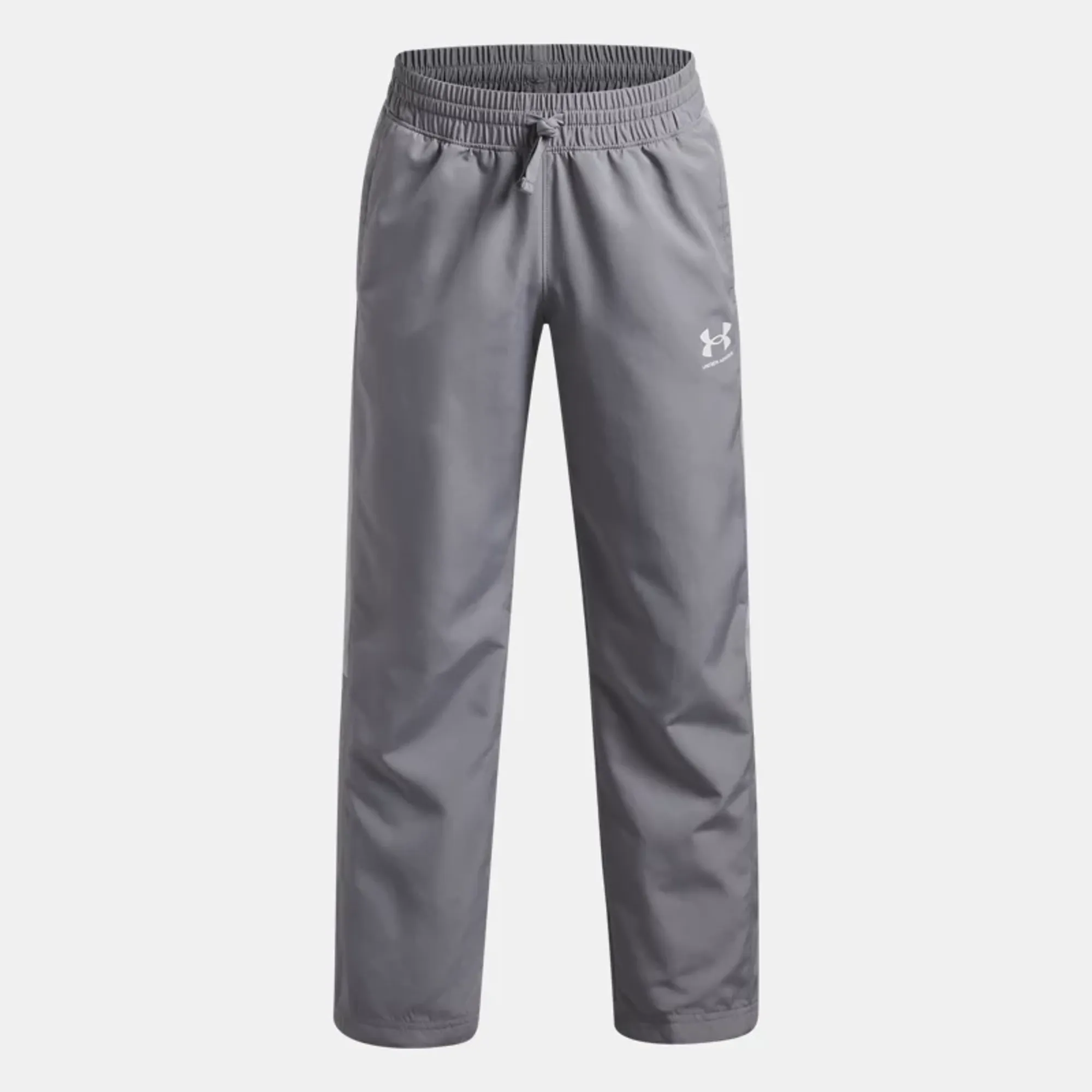 Under Armour  Rival Woven Boys' Pants Steel / Mod Gray / White YXL (63 - 67 in)