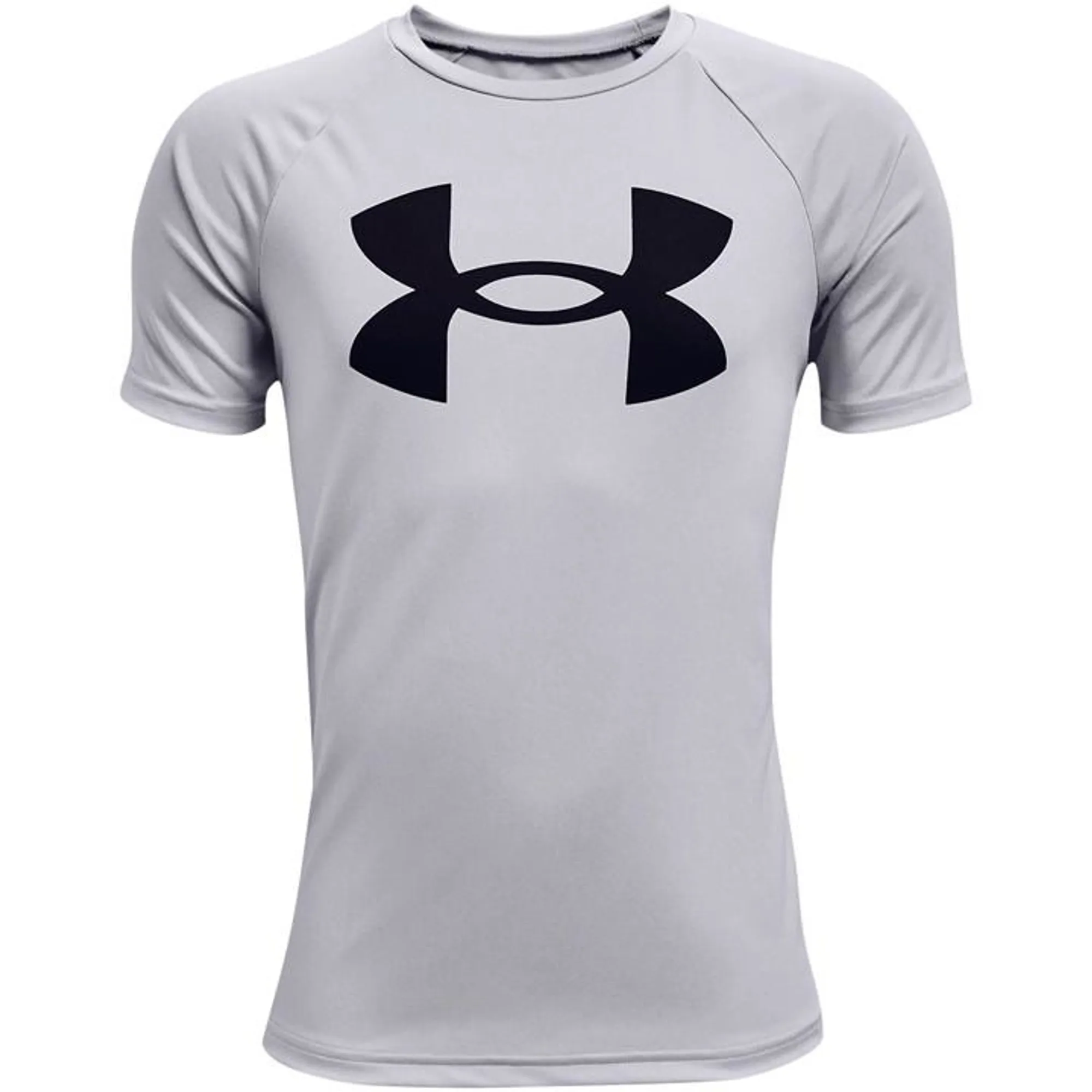 Under Armour  Challenger Train Boys' Short Sleeve Castlerock / White YLG