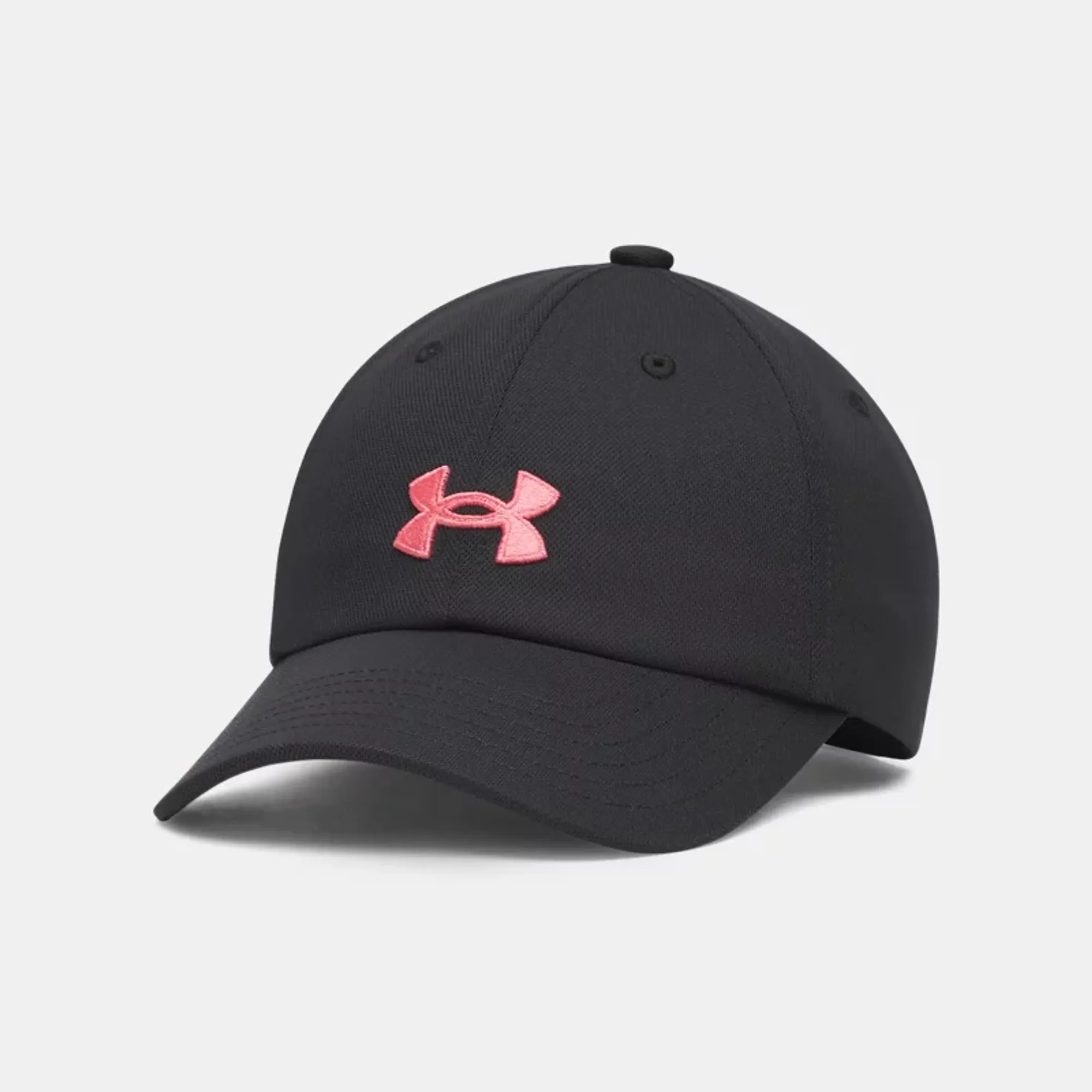 Under Armour  Blitzing Low Girls' Adjustable Cap Black / Bittersweet Pink OSFM