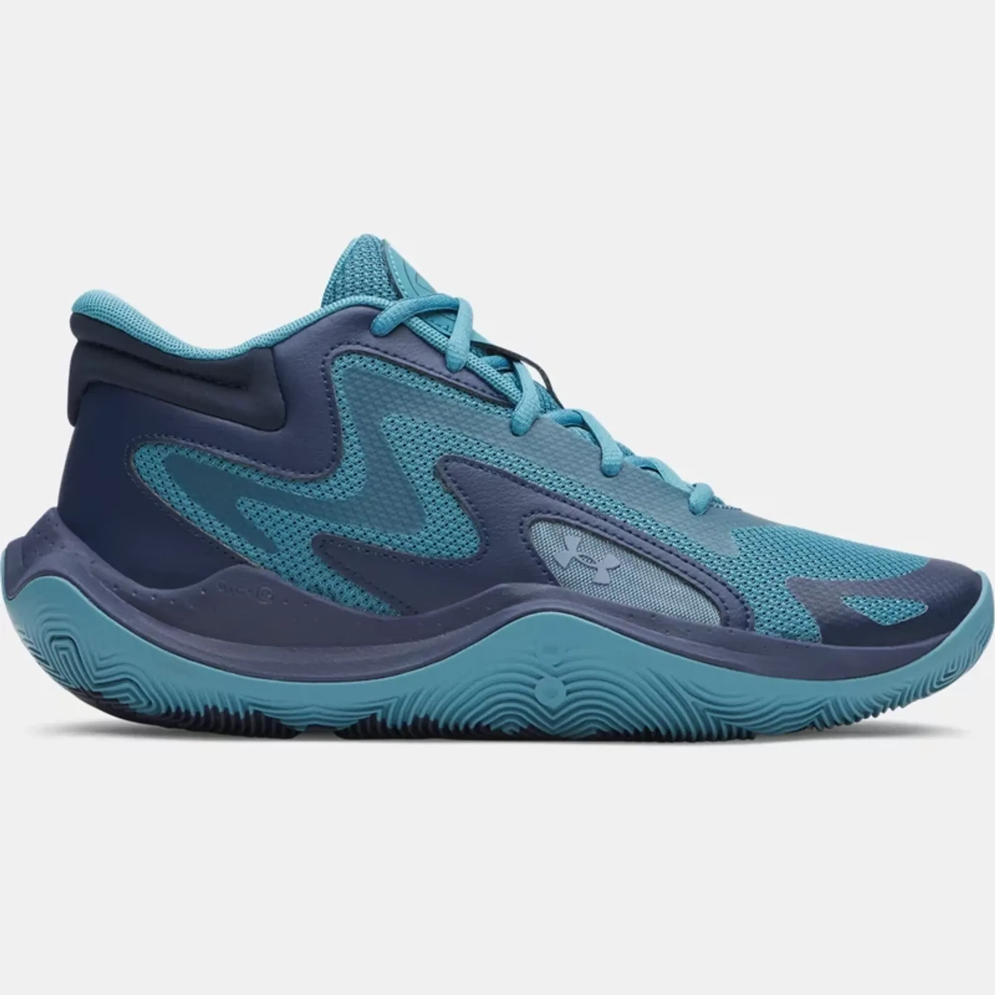 Under Armour  Jet '25 Unisex Basketball Shoes Boundless Blue / Academy / Metallic Gravel 14