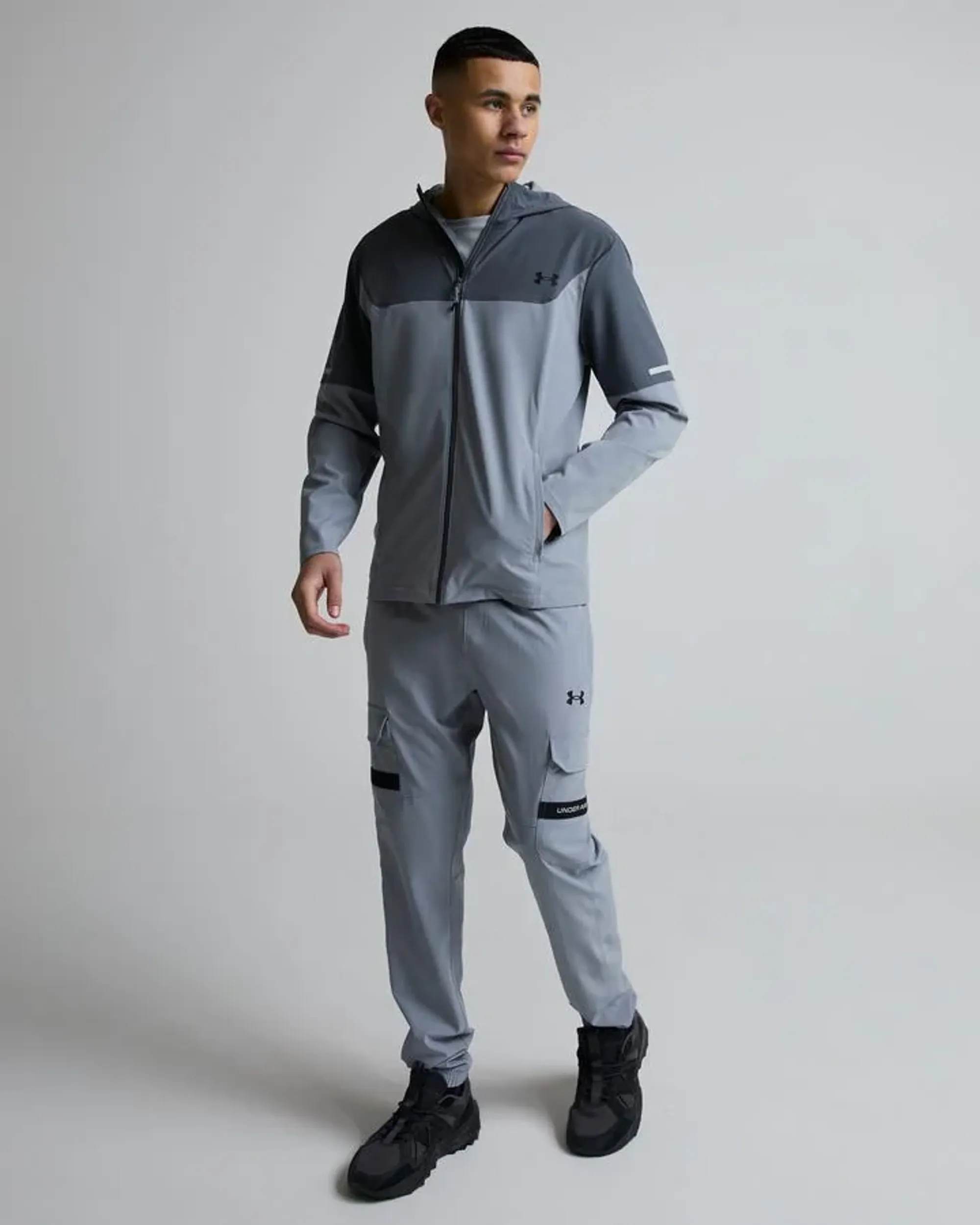 Under Armour  Tech™ Utility Woven Men's Jacket Steel / Castlerock / Black L