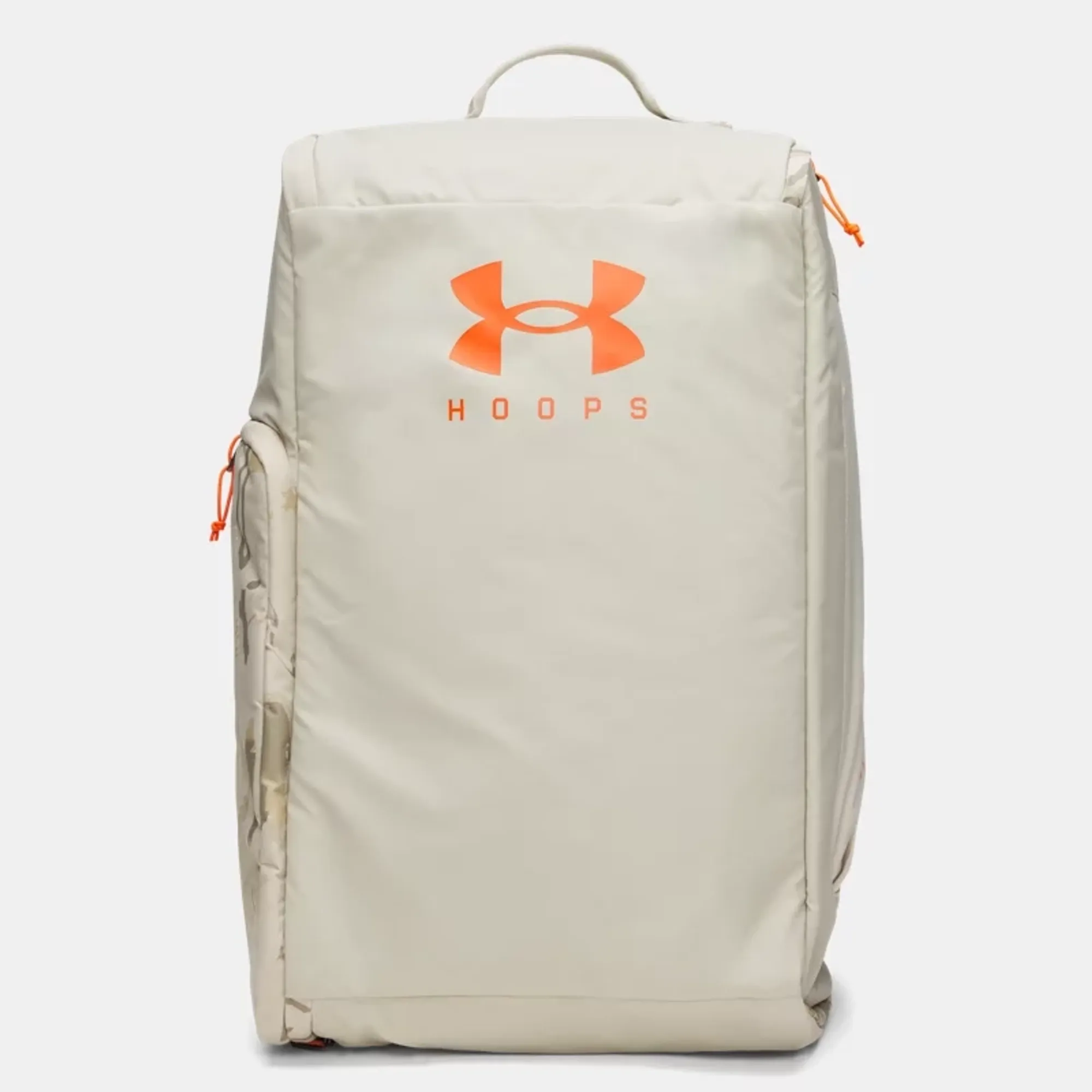 Under Armour  Contain Duo Medium Backpack Duffle Khaki Base / Team Orange OSFM