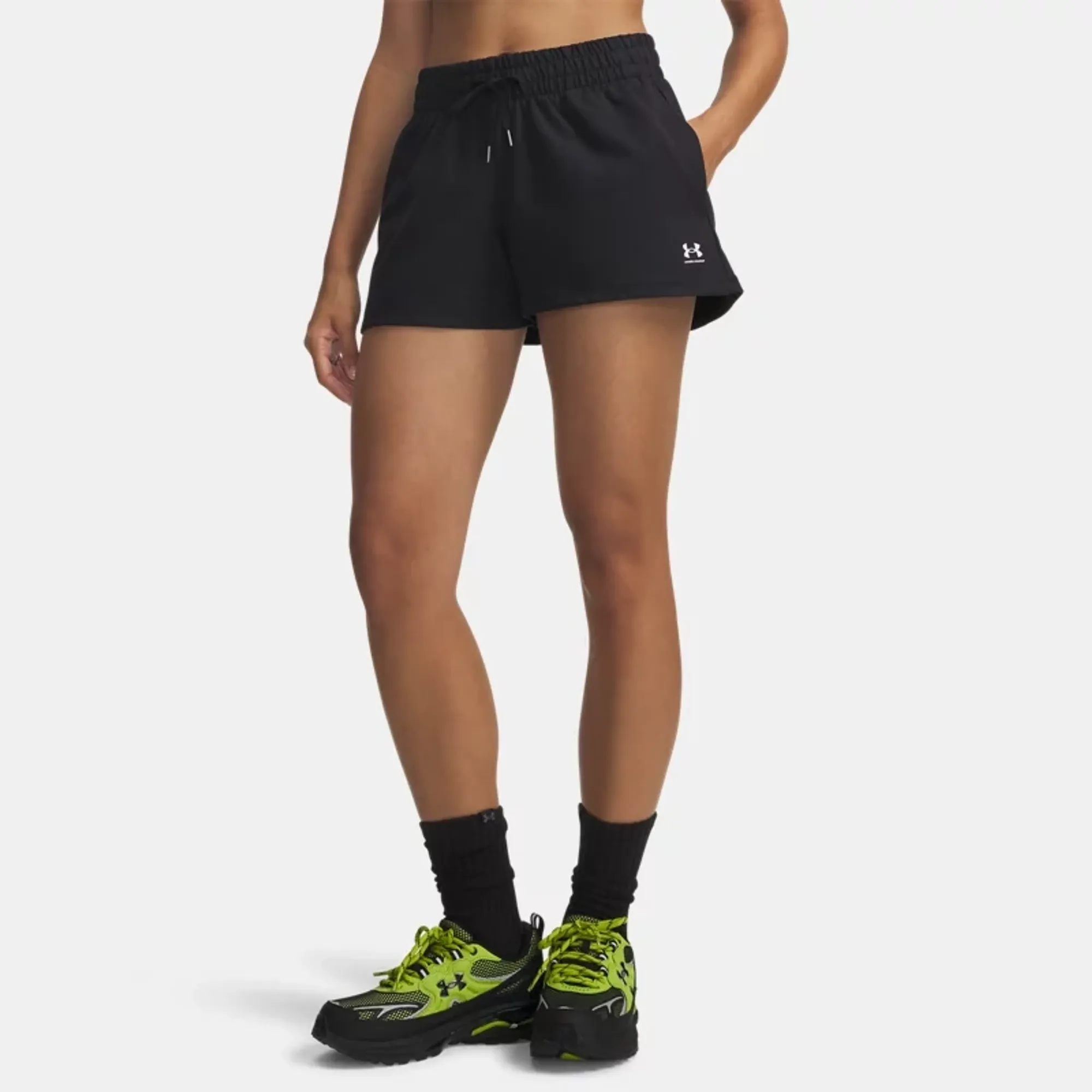 Under Armour  Sport Terry Women's Shorts Black / White L